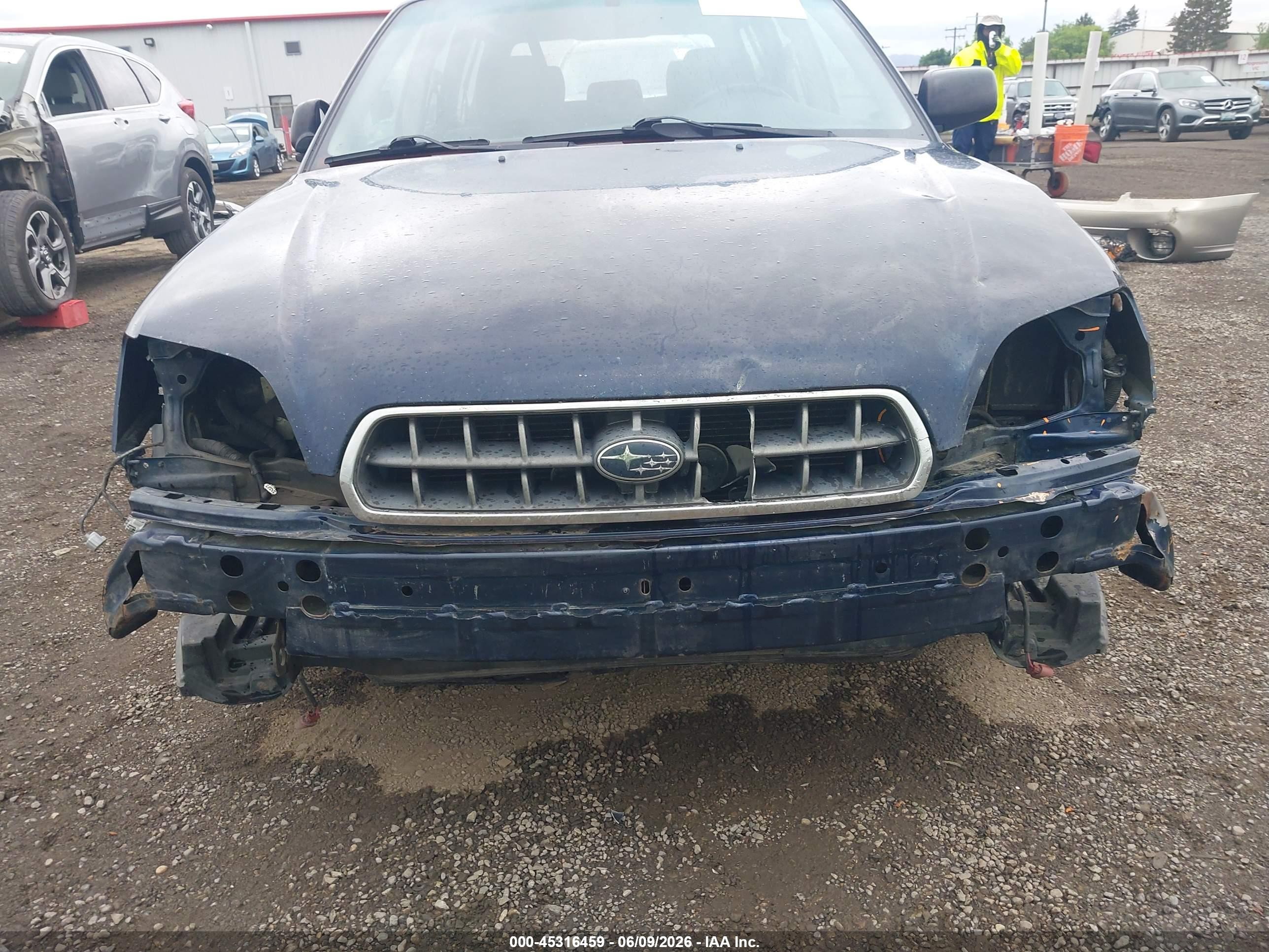 2003 Subaru Outback   Blue vin: 4S3BH675737652647