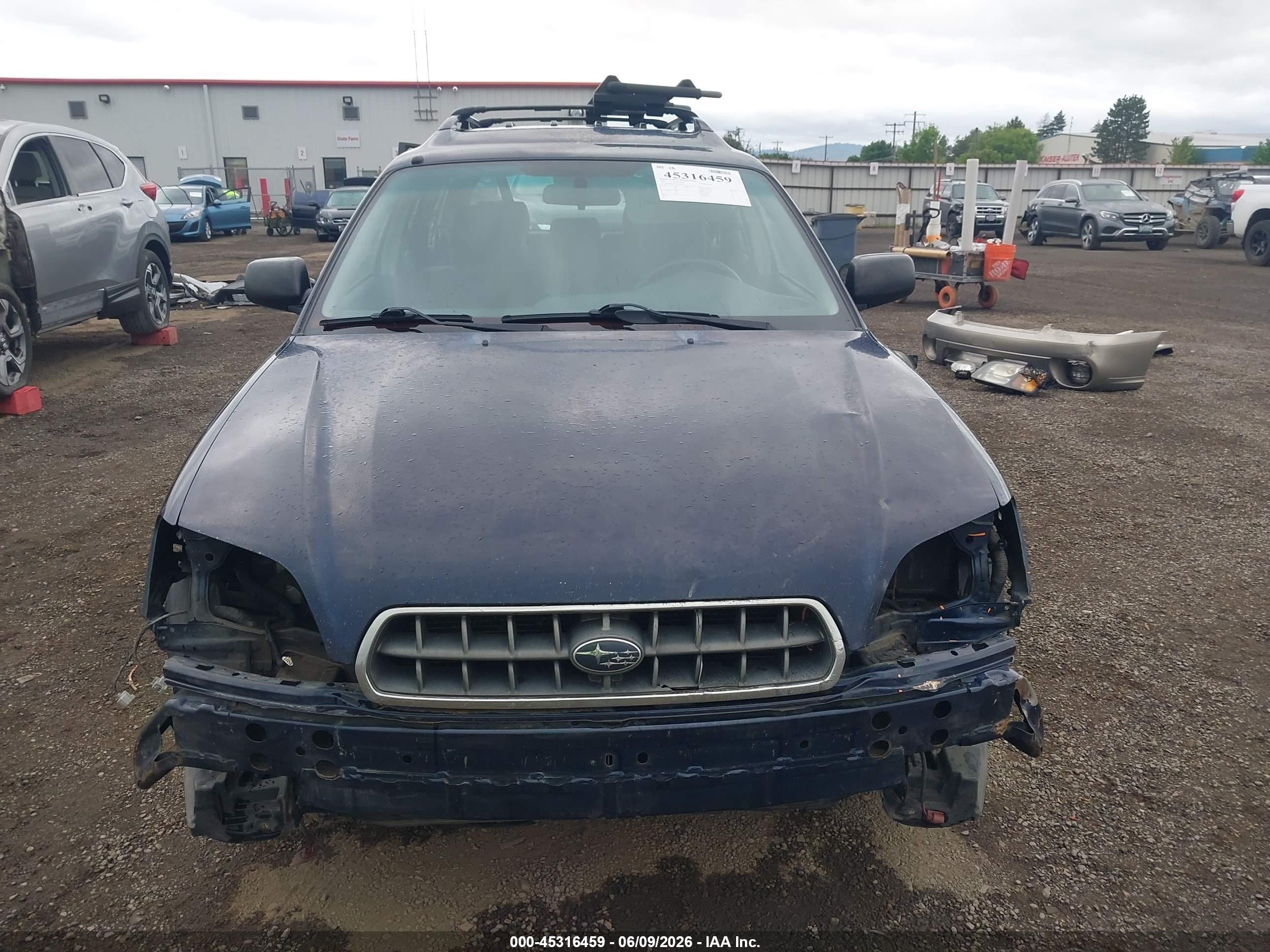 2003 Subaru Outback   Blue vin: 4S3BH675737652647