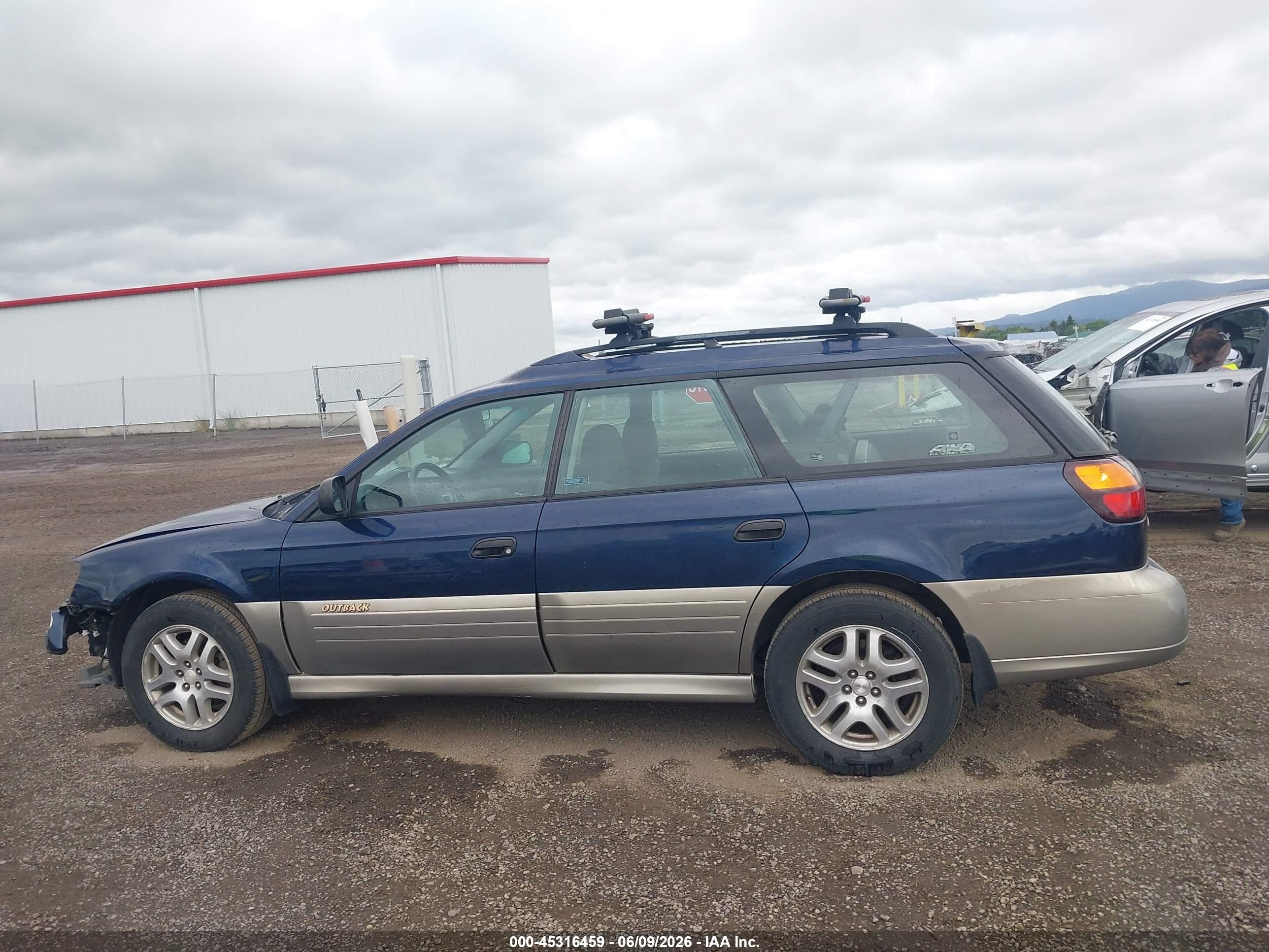 2003 Subaru Outback   Blue vin: 4S3BH675737652647