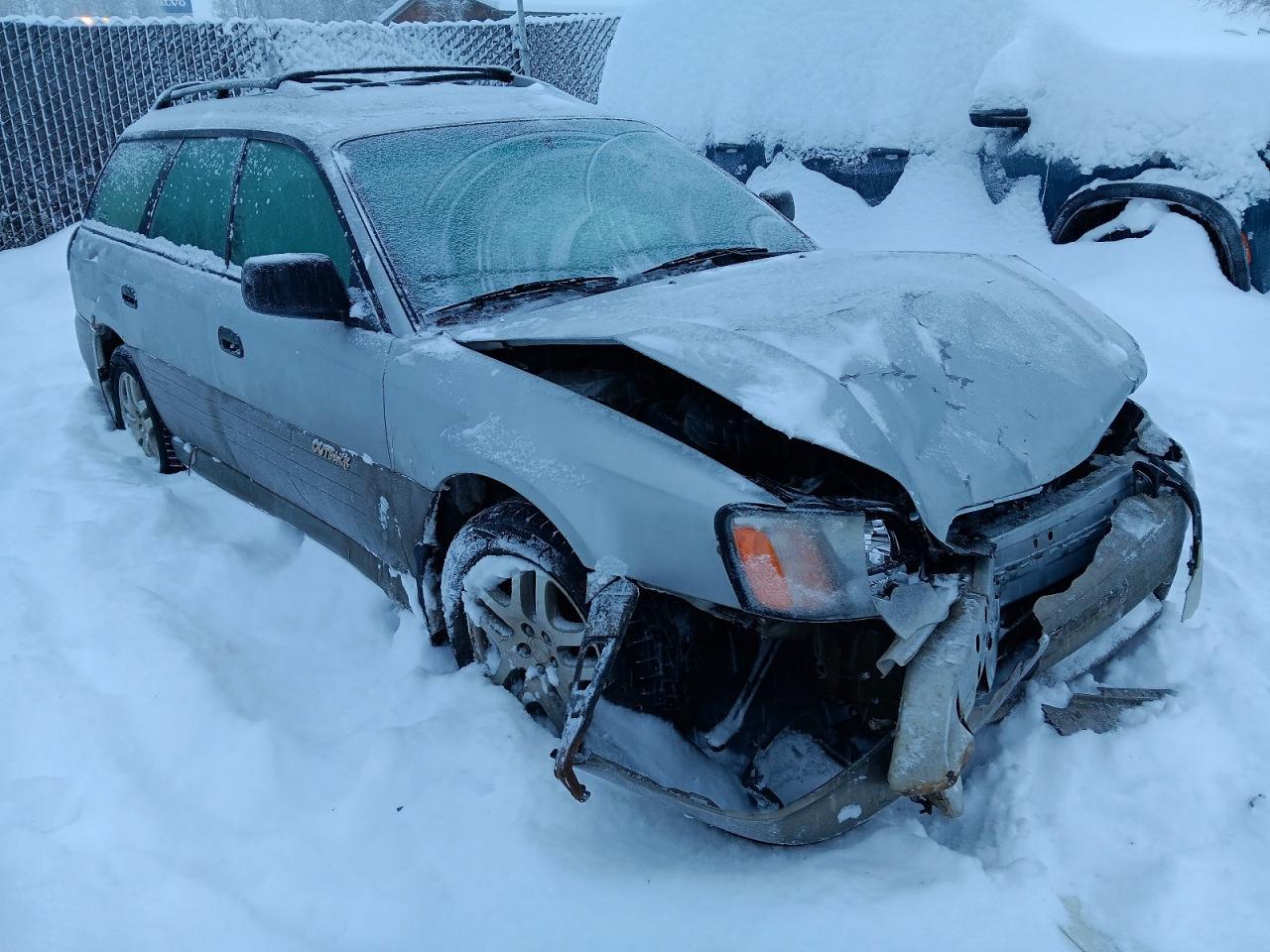 2003 Subaru Legacy Outback Awp Silver vin: 4S3BH675737657914