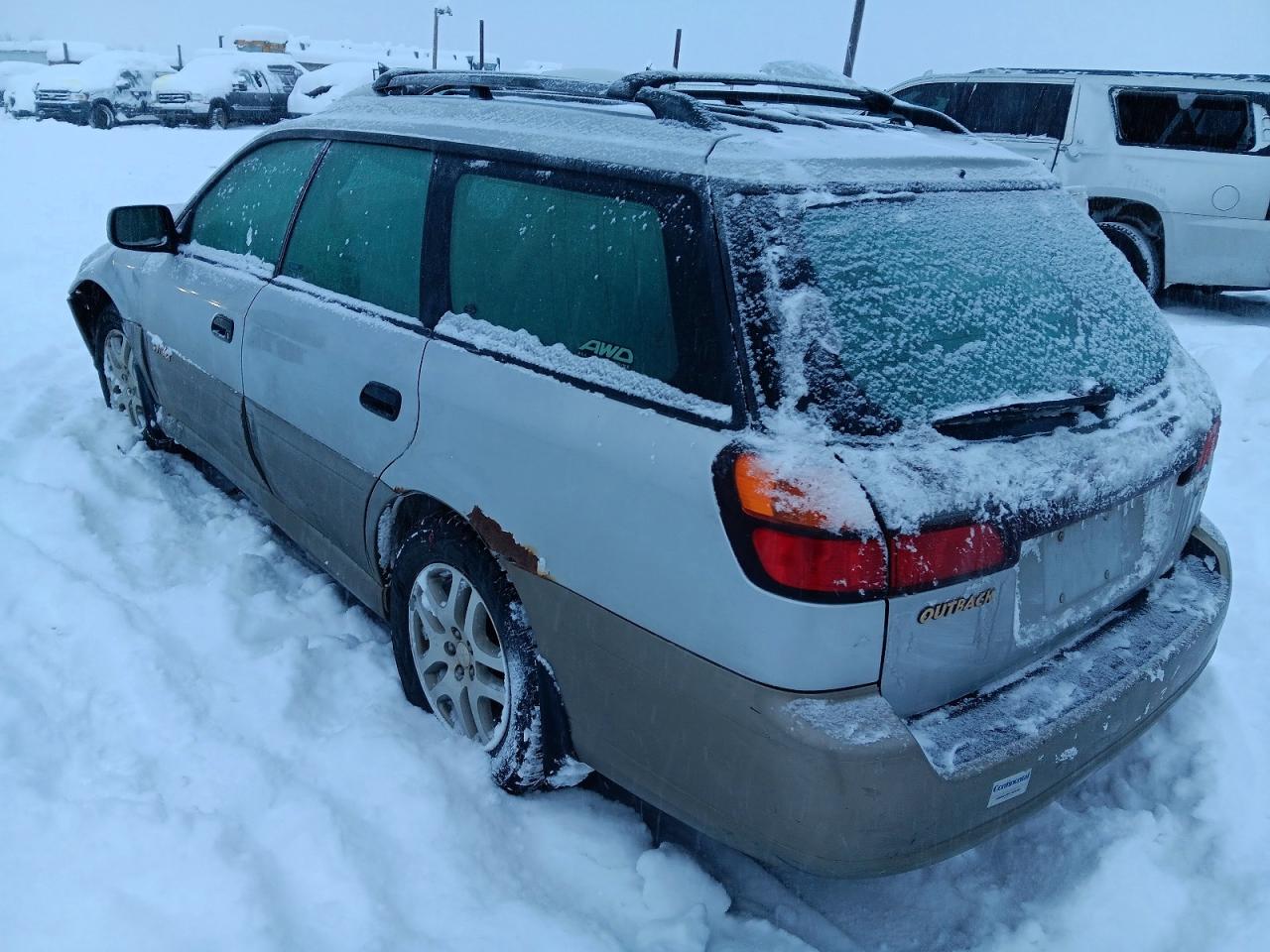 2003 Subaru Legacy Outback Awp Silver vin: 4S3BH675737657914