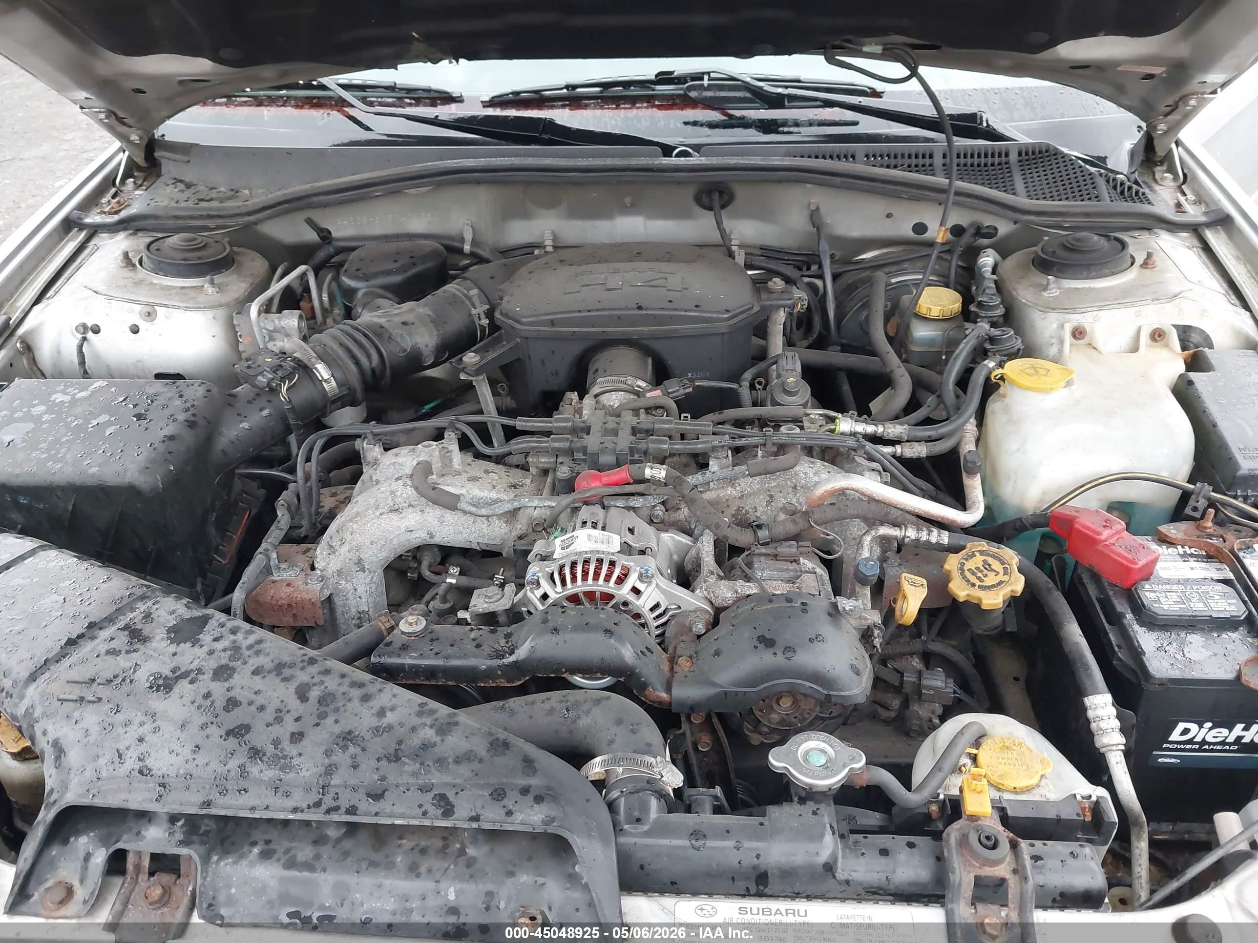2004 Subaru Outback   Silver vin: 4S3BH675747635011