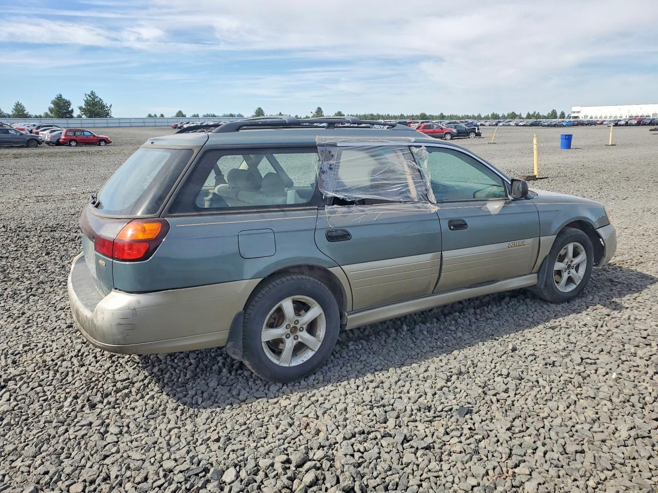 2001 Subaru Legacy Outback Awp Green vin: 4S3BH675817643064