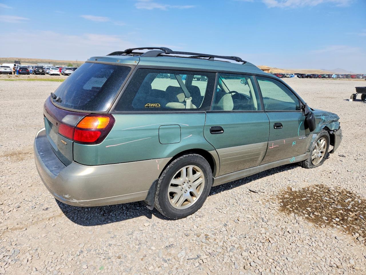 2004 Subaru Legacy Outback Awp Green vin: 4S3BH675846609605