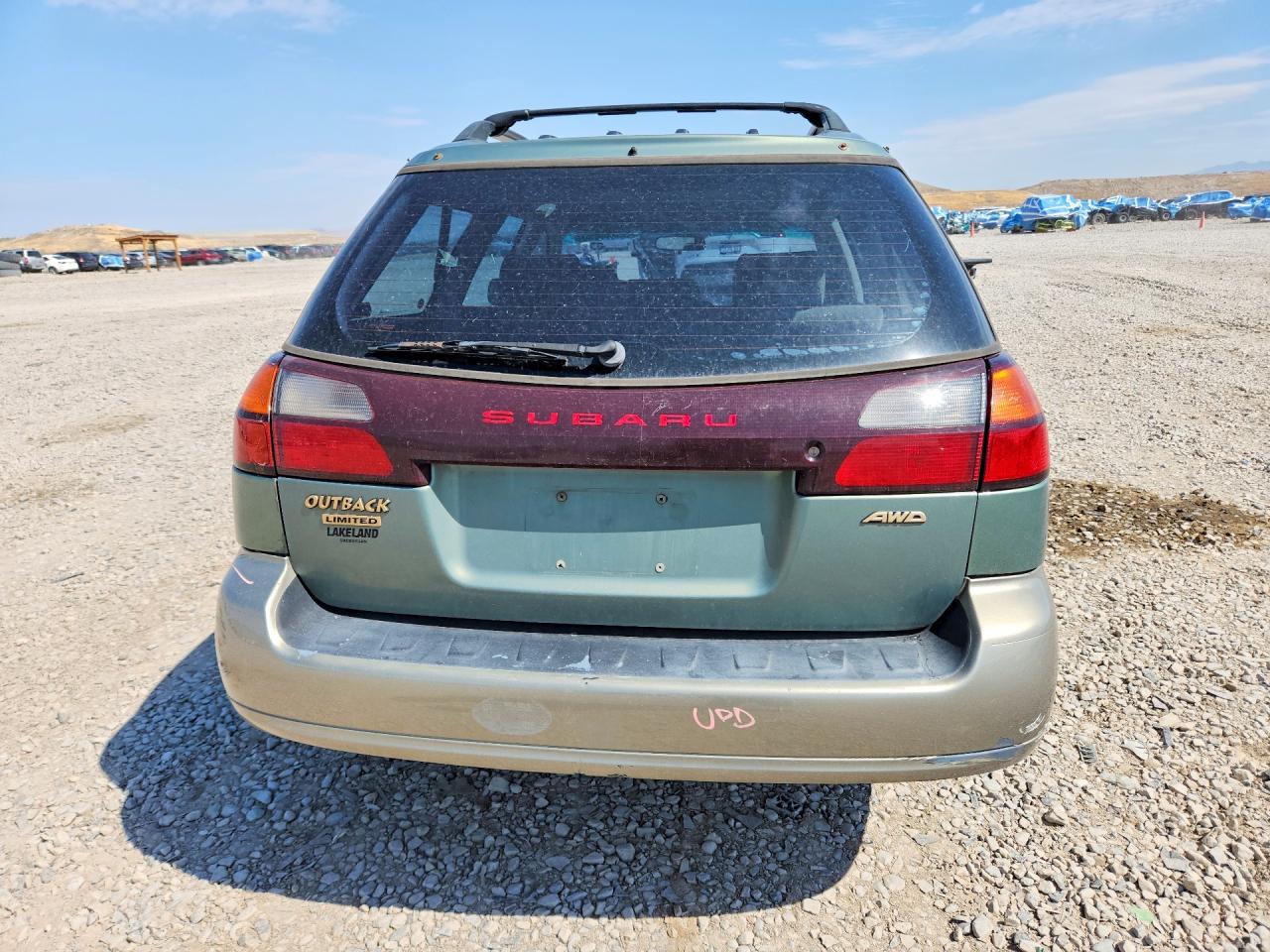 2004 Subaru Legacy Outback Awp Green vin: 4S3BH675846609605