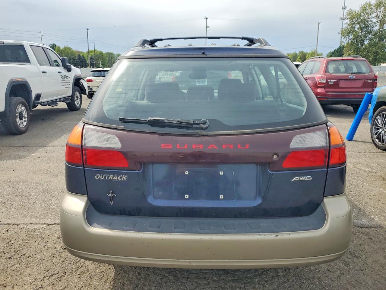 2004 Subaru Legacy Outback Awp Blue vin: 4S3BH675847614913