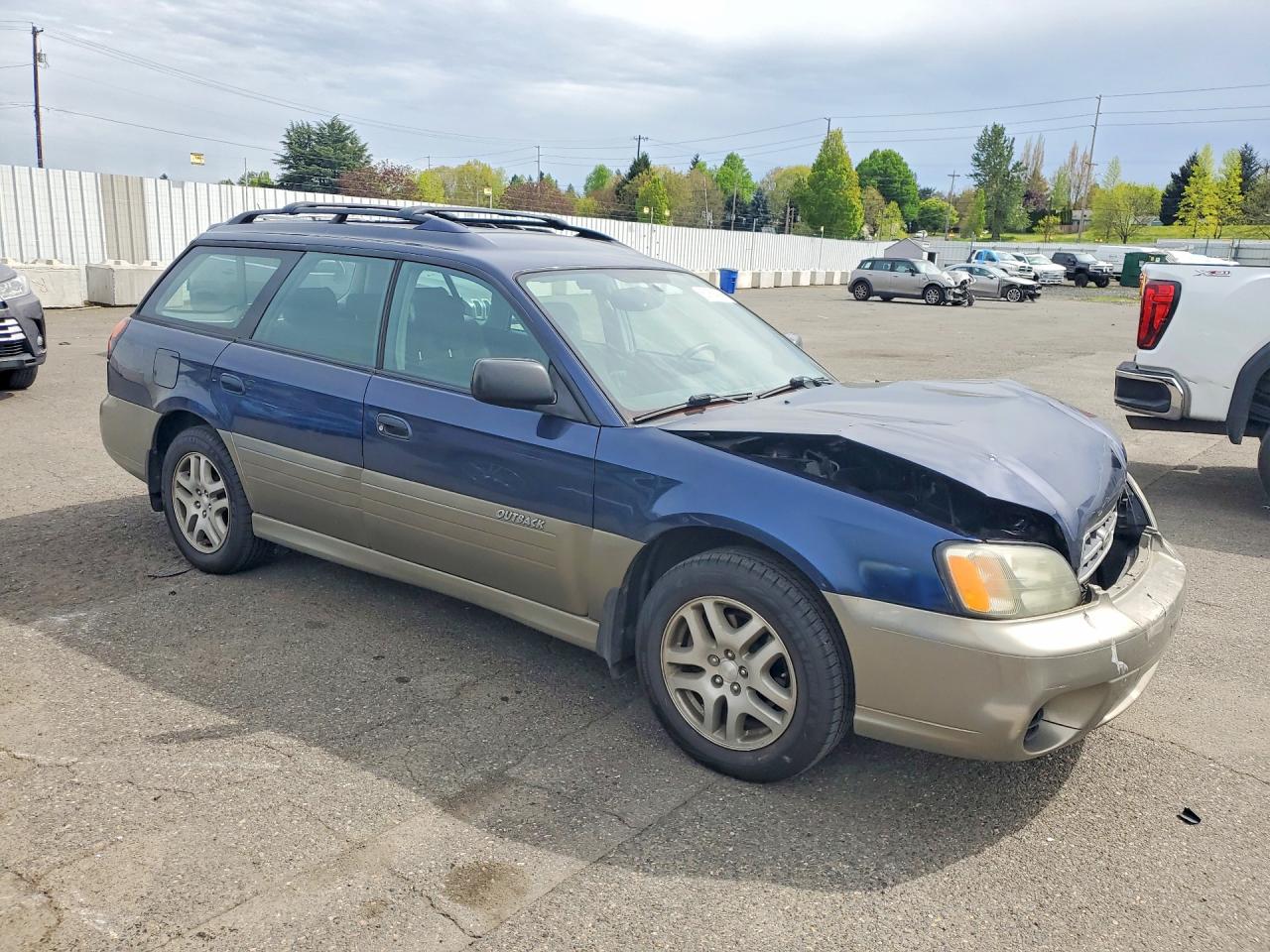 2004 Subaru Legacy Outback Awp Blue vin: 4S3BH675847614913