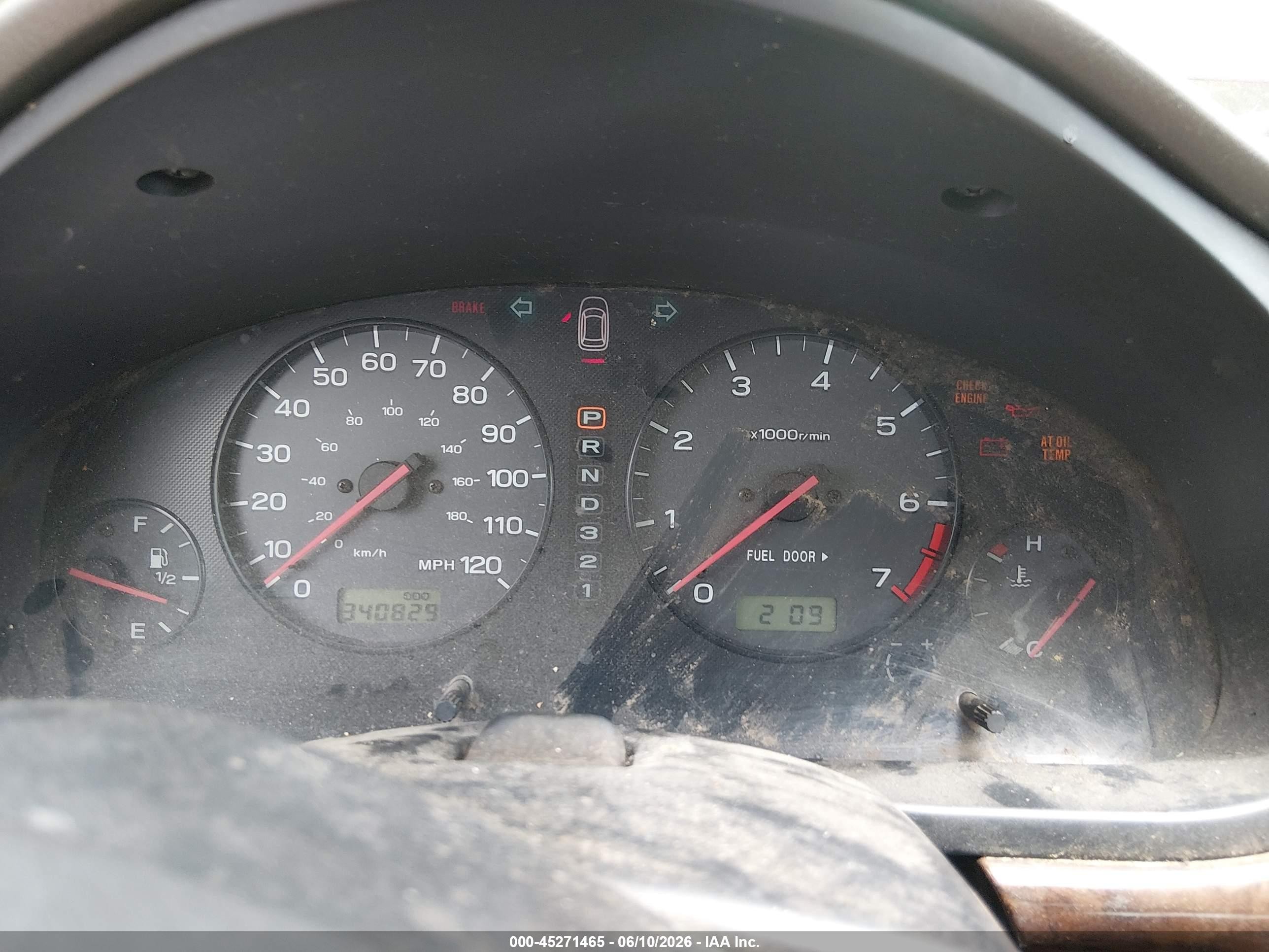 2000 Subaru Outback   Burgundy vin: 4S3BH6758Y7661235