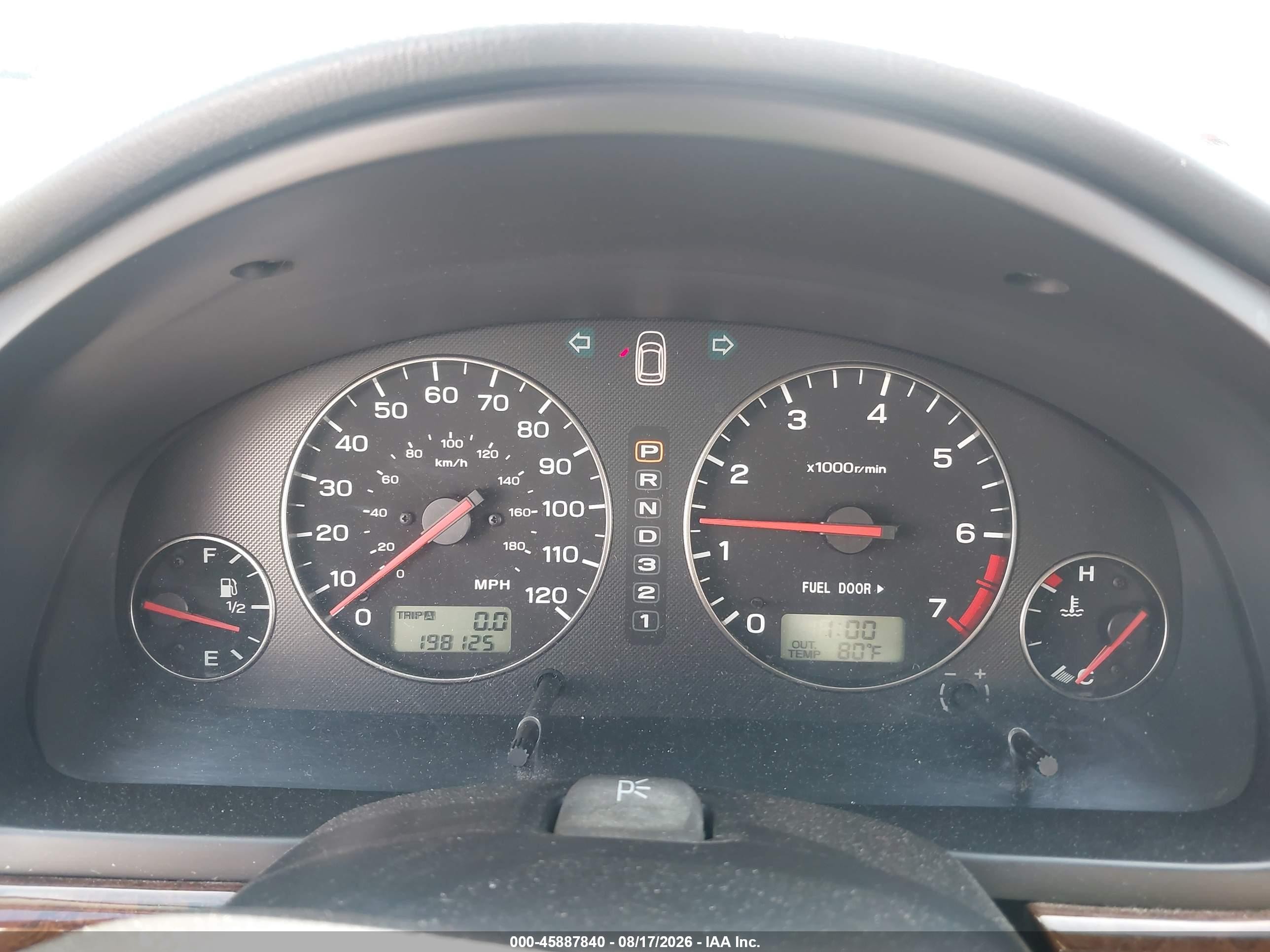 2003 Subaru Outback   Silver vin: 4S3BH675937615325