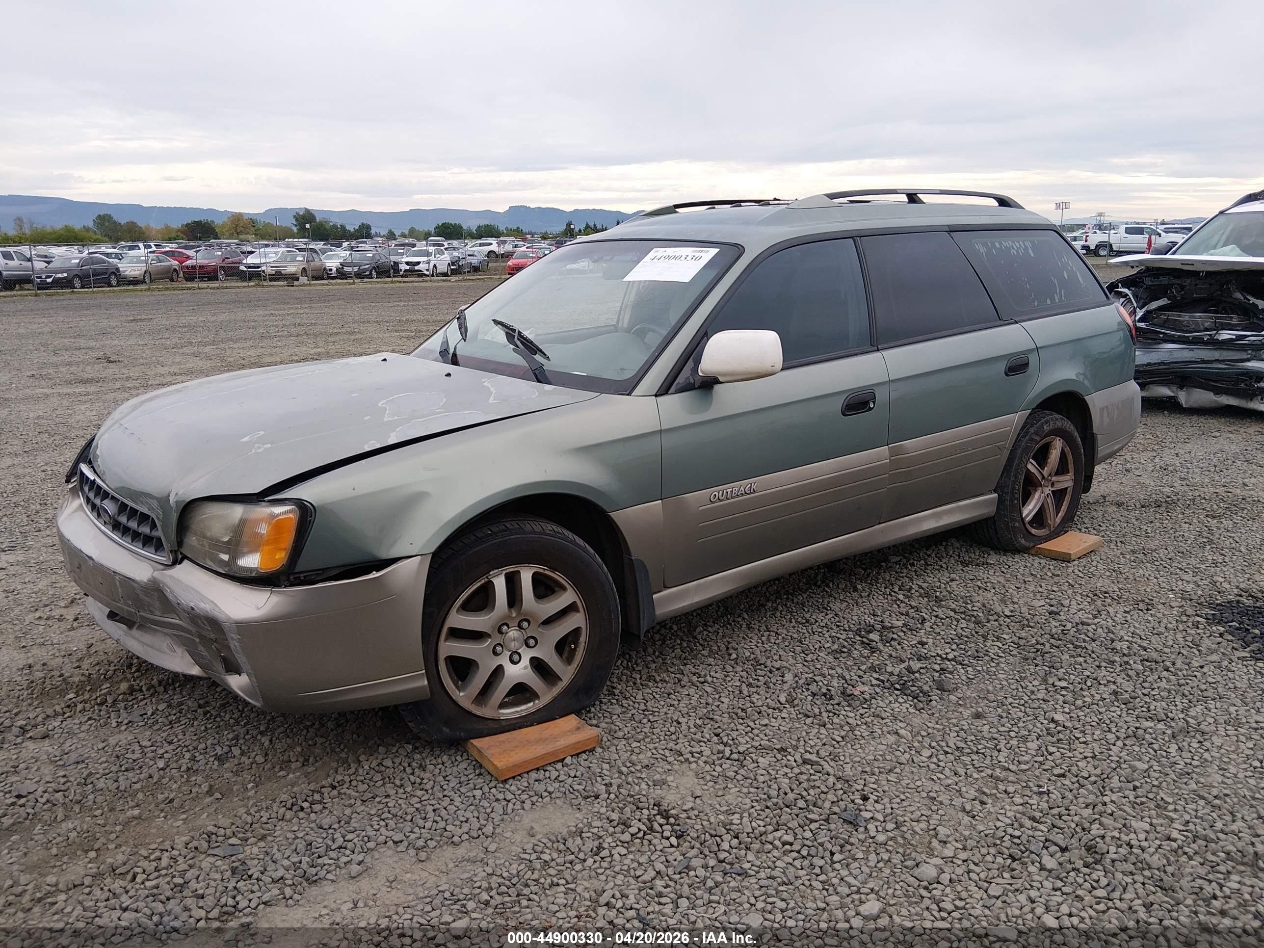 2004 Subaru Outback   Green vin: 4S3BH675947643854