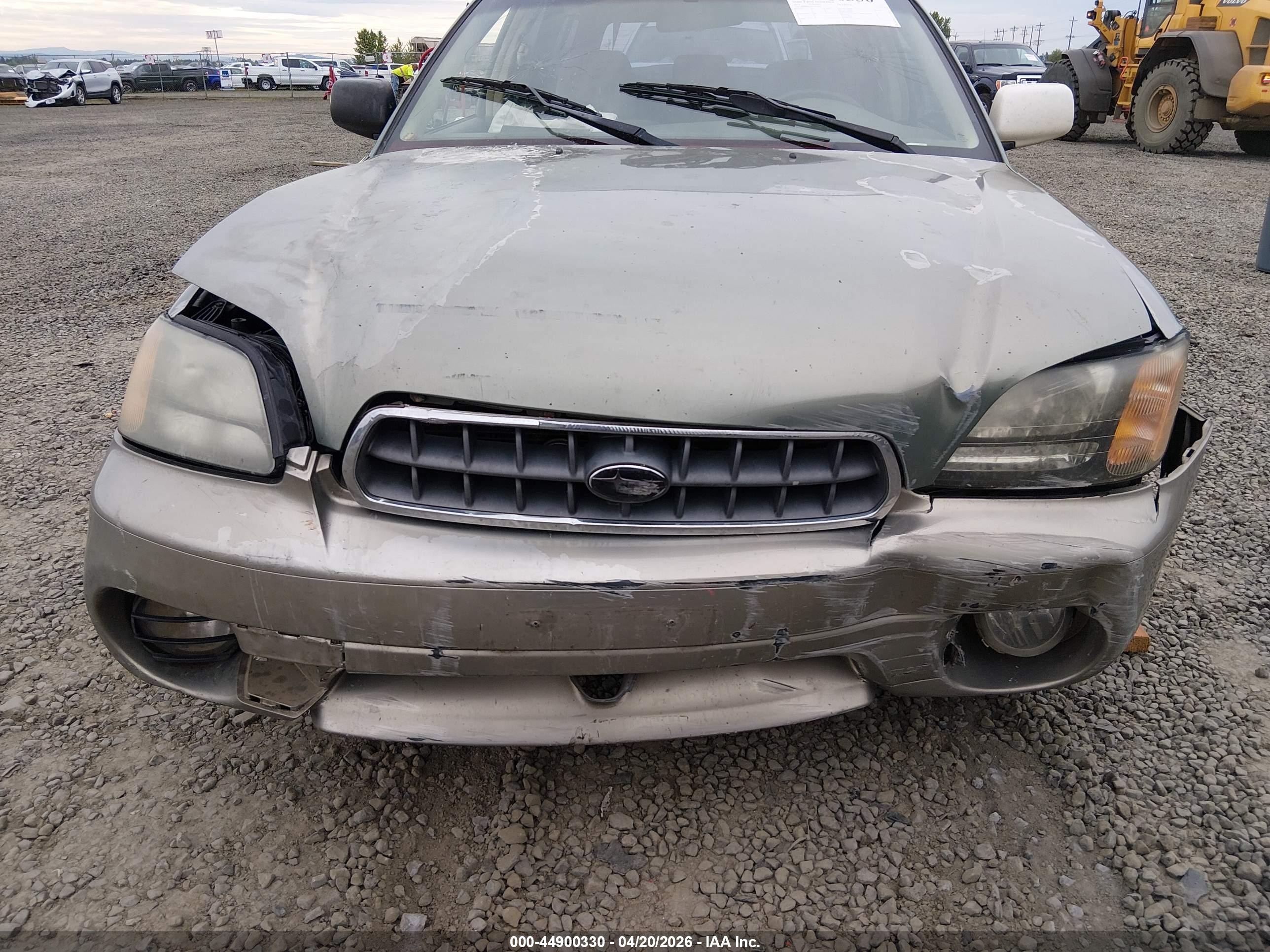 2004 Subaru Outback   Green vin: 4S3BH675947643854