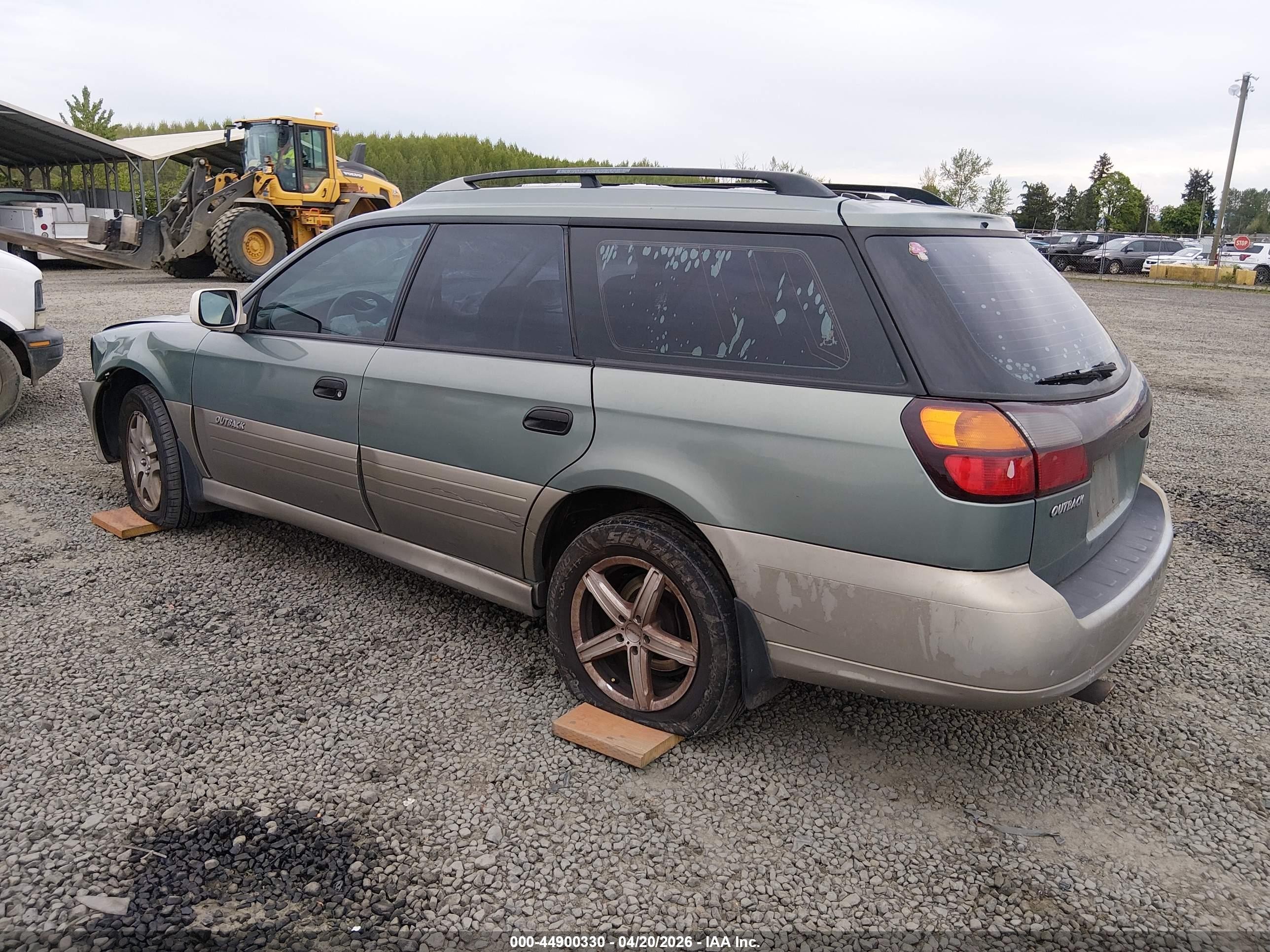 2004 Subaru Outback   Green vin: 4S3BH675947643854