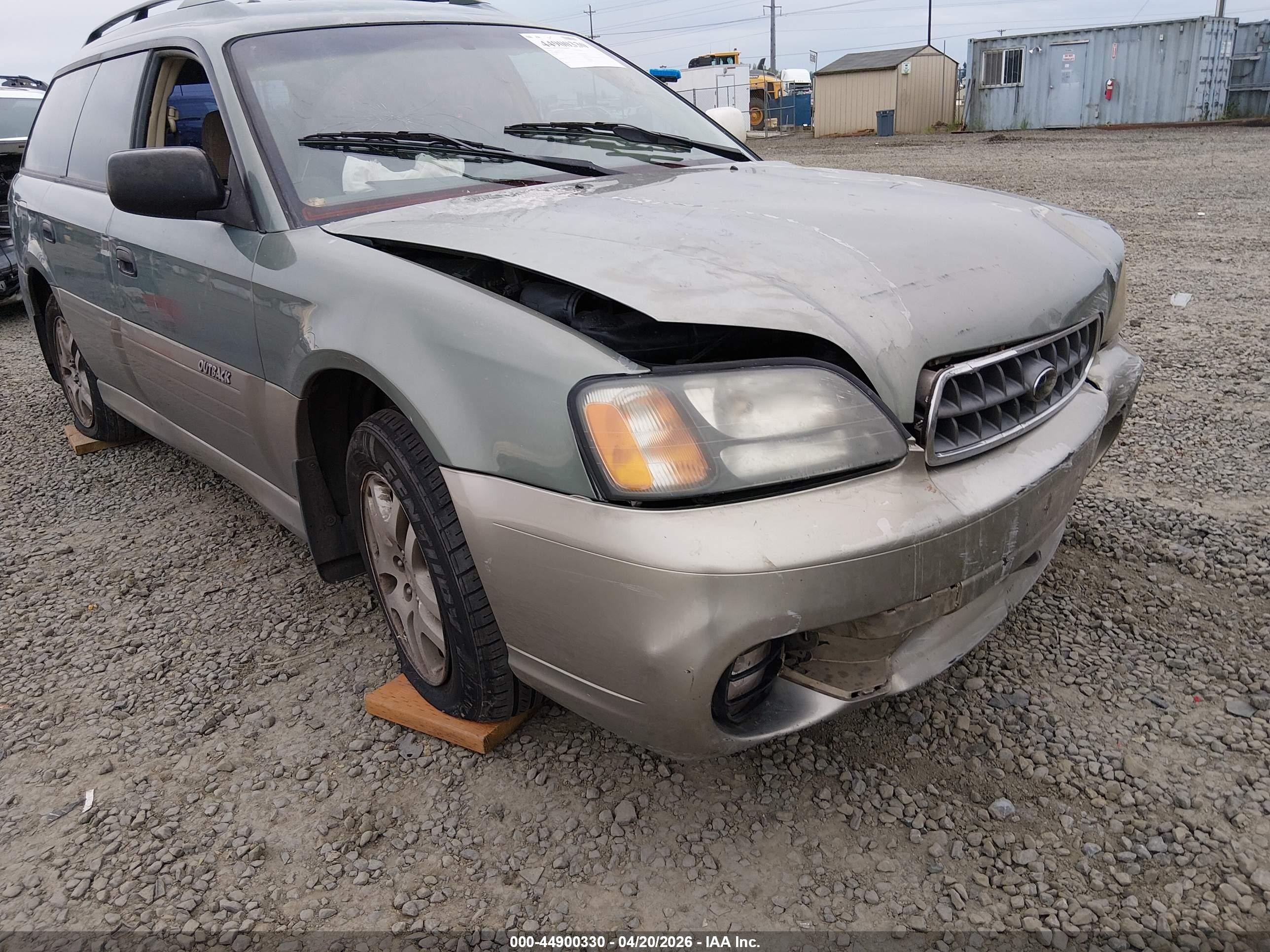 2004 Subaru Outback   Green vin: 4S3BH675947643854