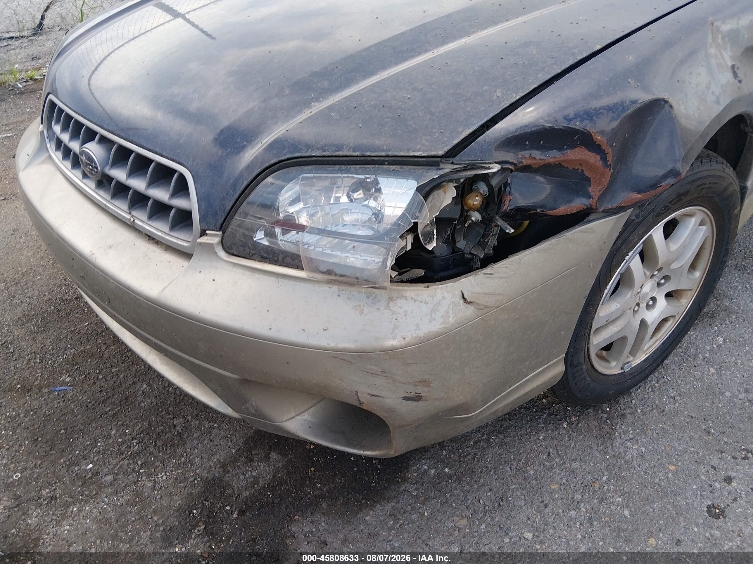 2003 Subaru Legacy Outback Awp Синий vin: 4S3BH675X36631202