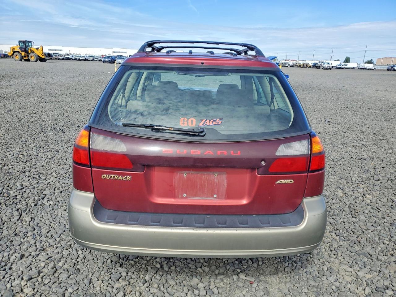 2003 Subaru Legacy Outback Awp Красный vin: 4S3BH675X37611526