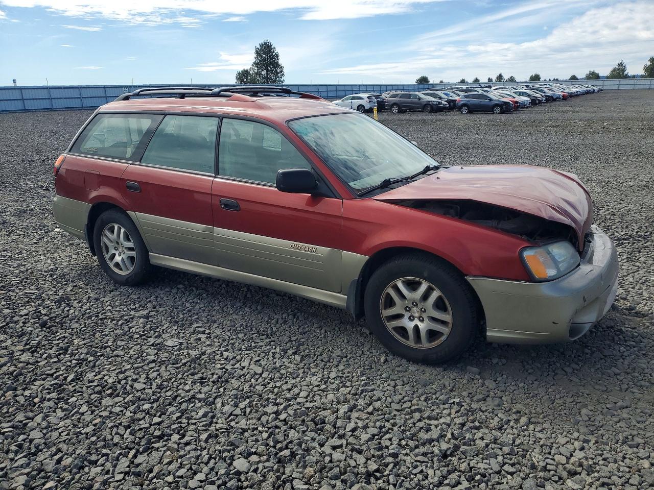2003 Subaru Legacy Outback Awp Красный vin: 4S3BH675X37611526