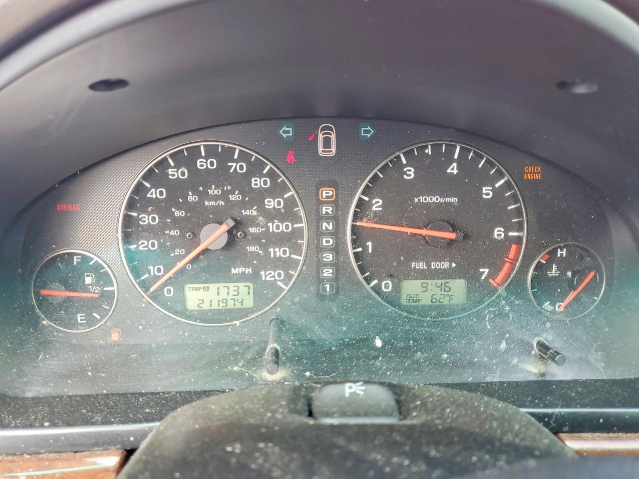 2003 Subaru Legacy Outback Awp Красный vin: 4S3BH675X37611526