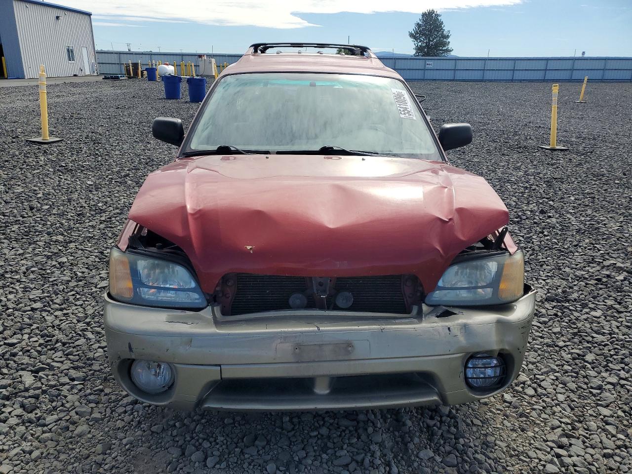 2003 Subaru Legacy Outback Awp Красный vin: 4S3BH675X37611526