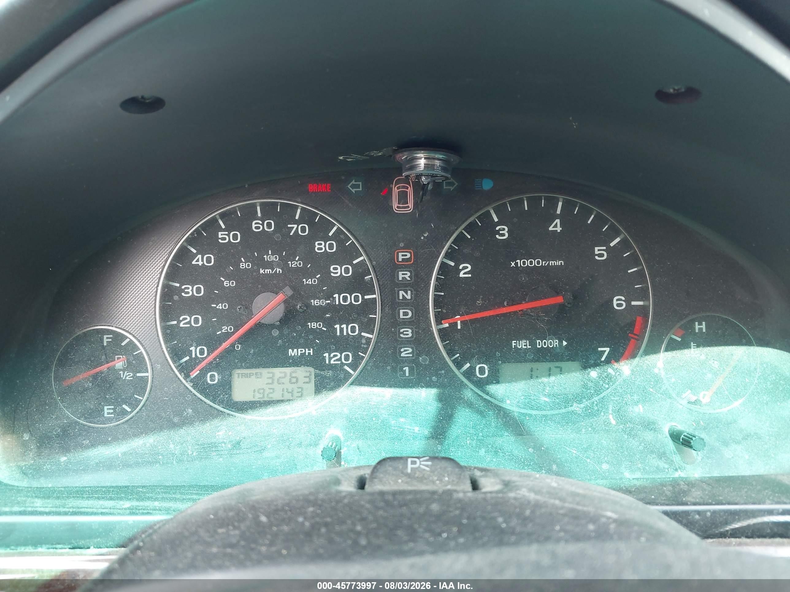 2003 Subaru Outback   Blue vin: 4S3BH675X37629248