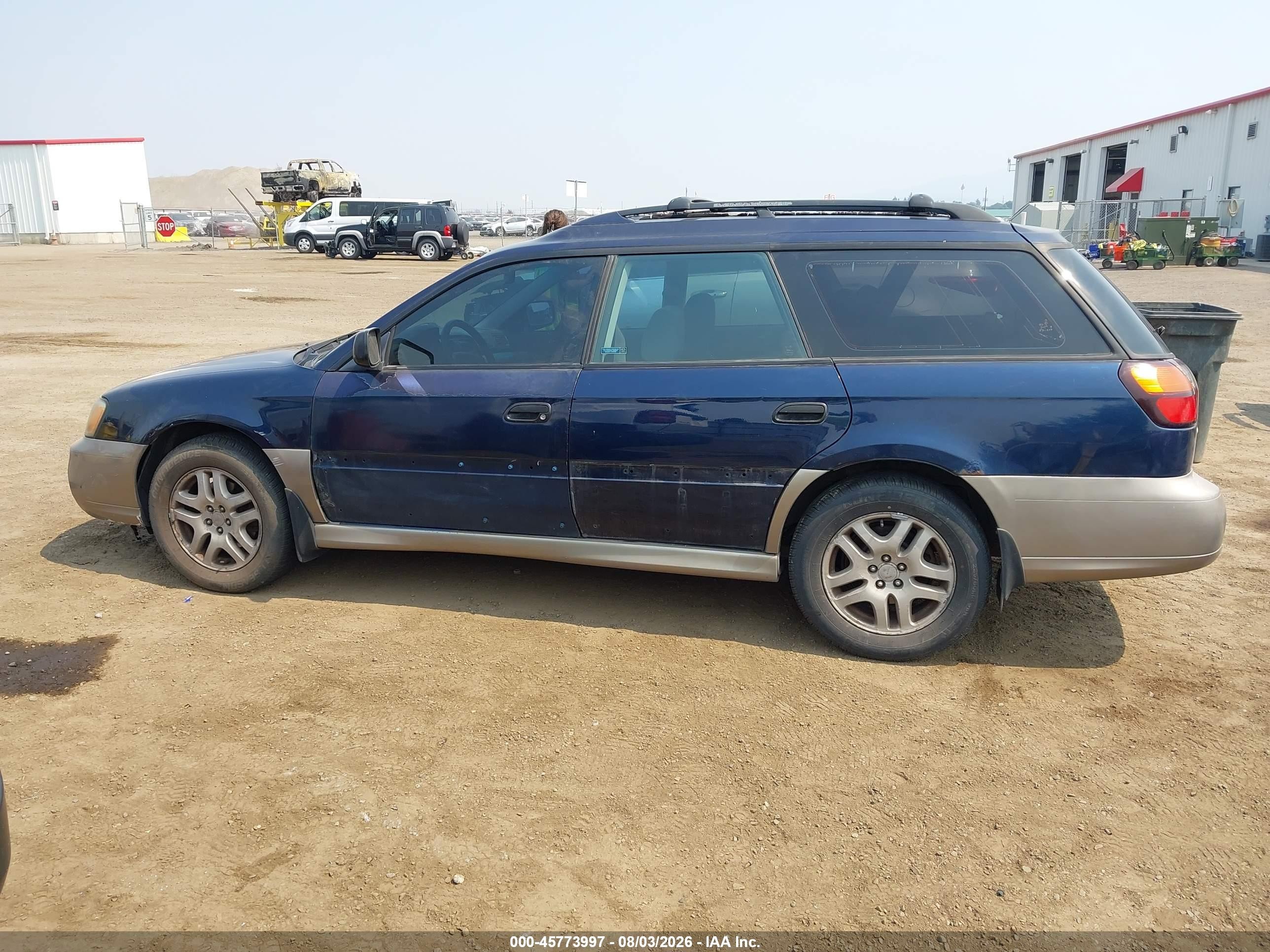 2003 Subaru Outback   Blue vin: 4S3BH675X37629248