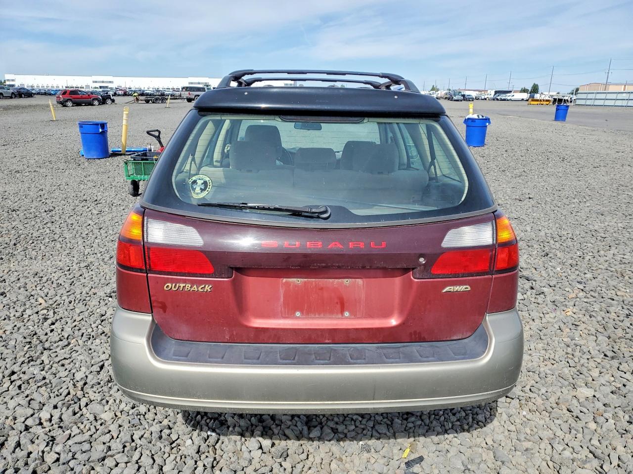 2003 Subaru Legacy Outback Awp Red vin: 4S3BH675X37651783
