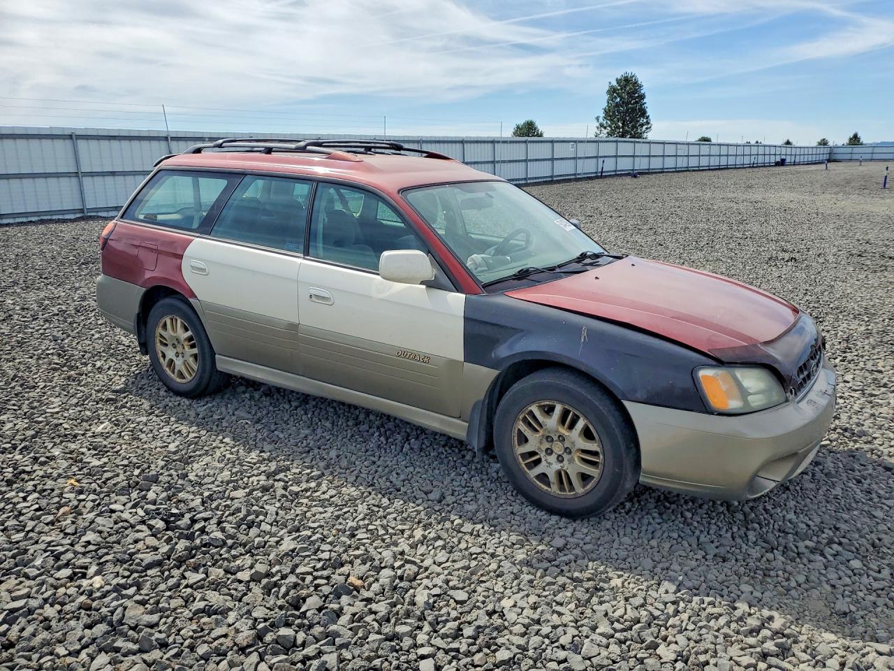 2003 Subaru Legacy Outback Awp Red vin: 4S3BH675X37651783