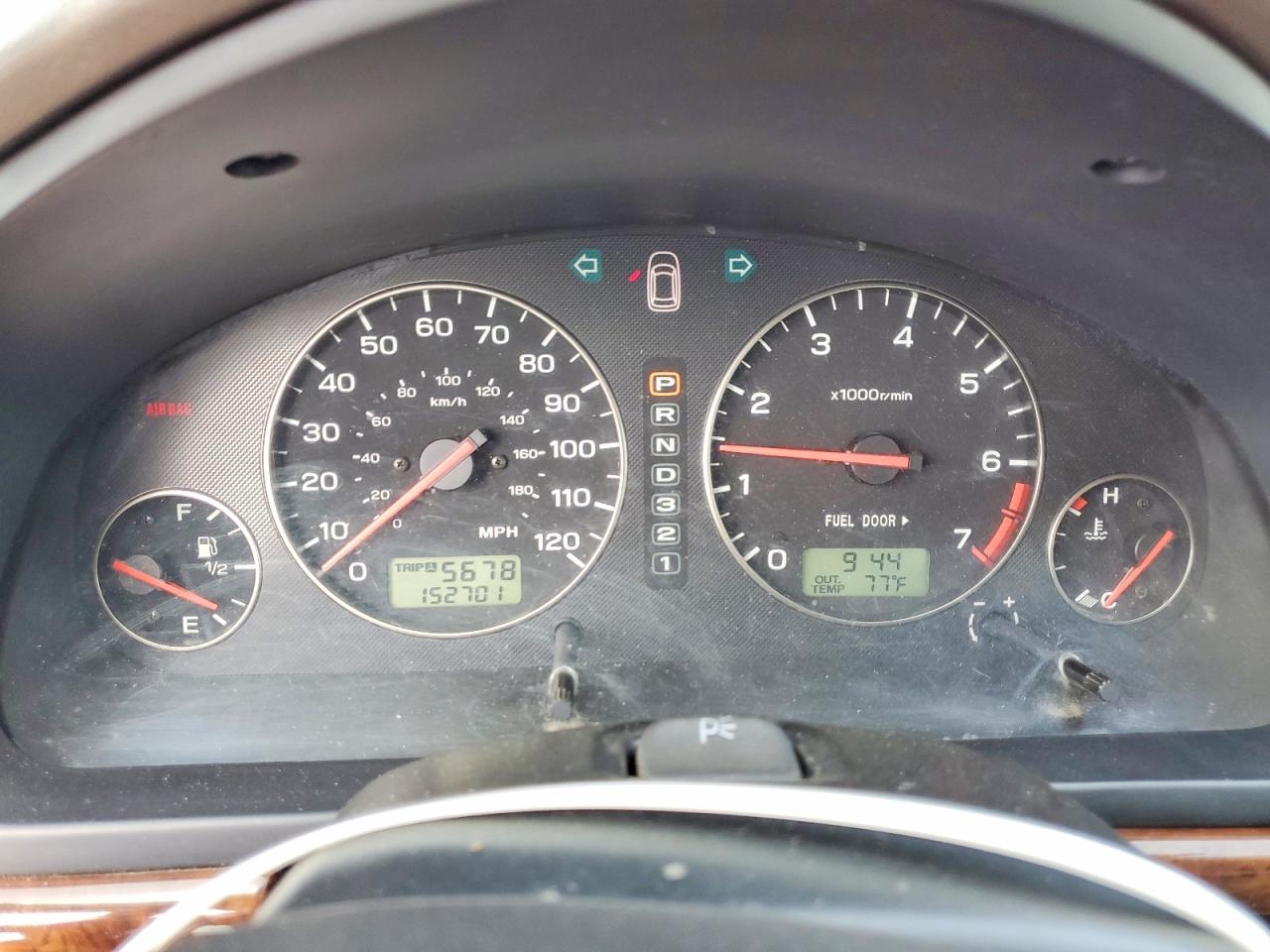 2003 Subaru Legacy Outback Awp Red vin: 4S3BH675X37651783