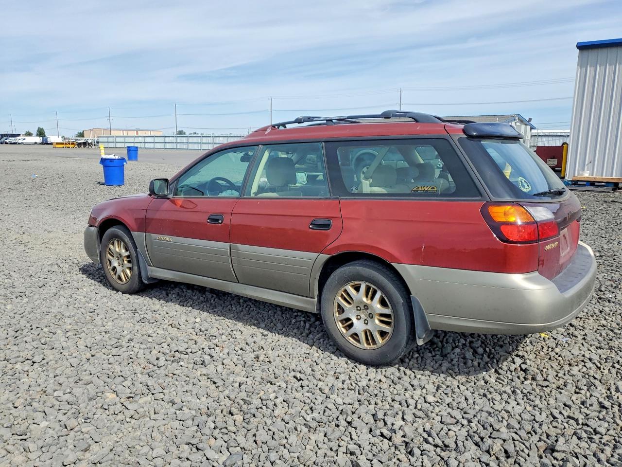 2003 Subaru Legacy Outback Awp Red vin: 4S3BH675X37651783