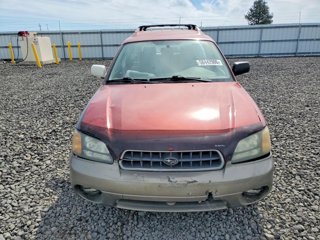 2003 Subaru Legacy Outback Awp Red vin: 4S3BH675X37651783