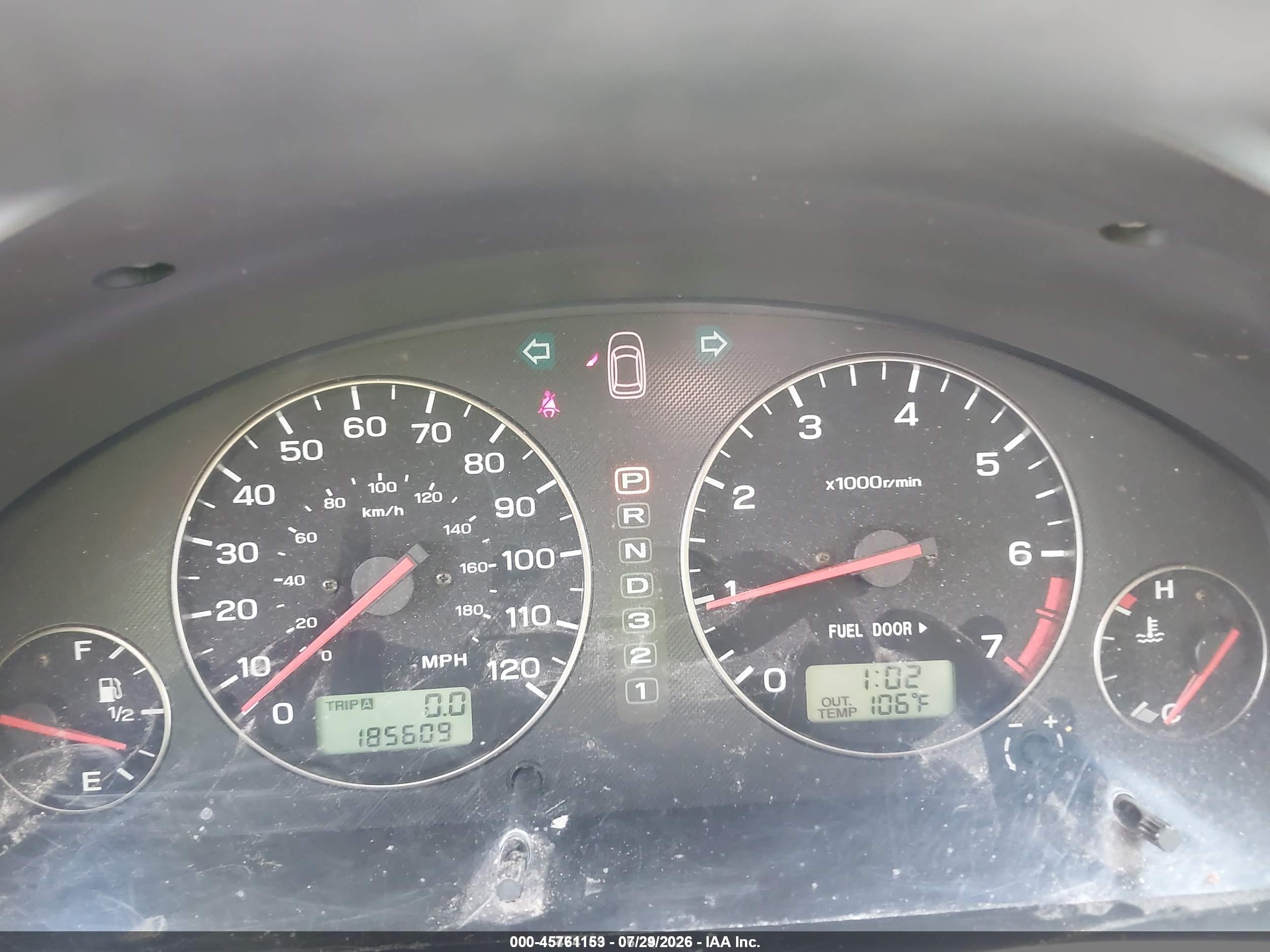 2004 Subaru Outback   Red vin: 4S3BH675X47615531