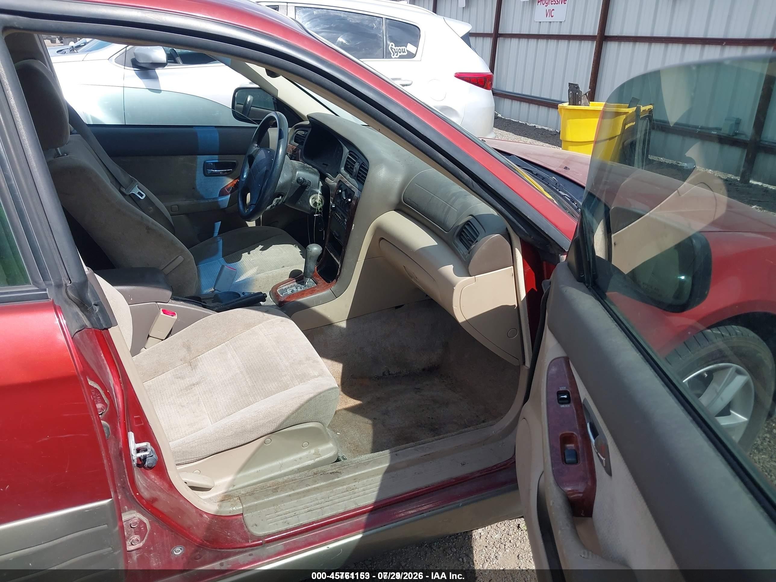 2004 Subaru Outback   Red vin: 4S3BH675X47615531
