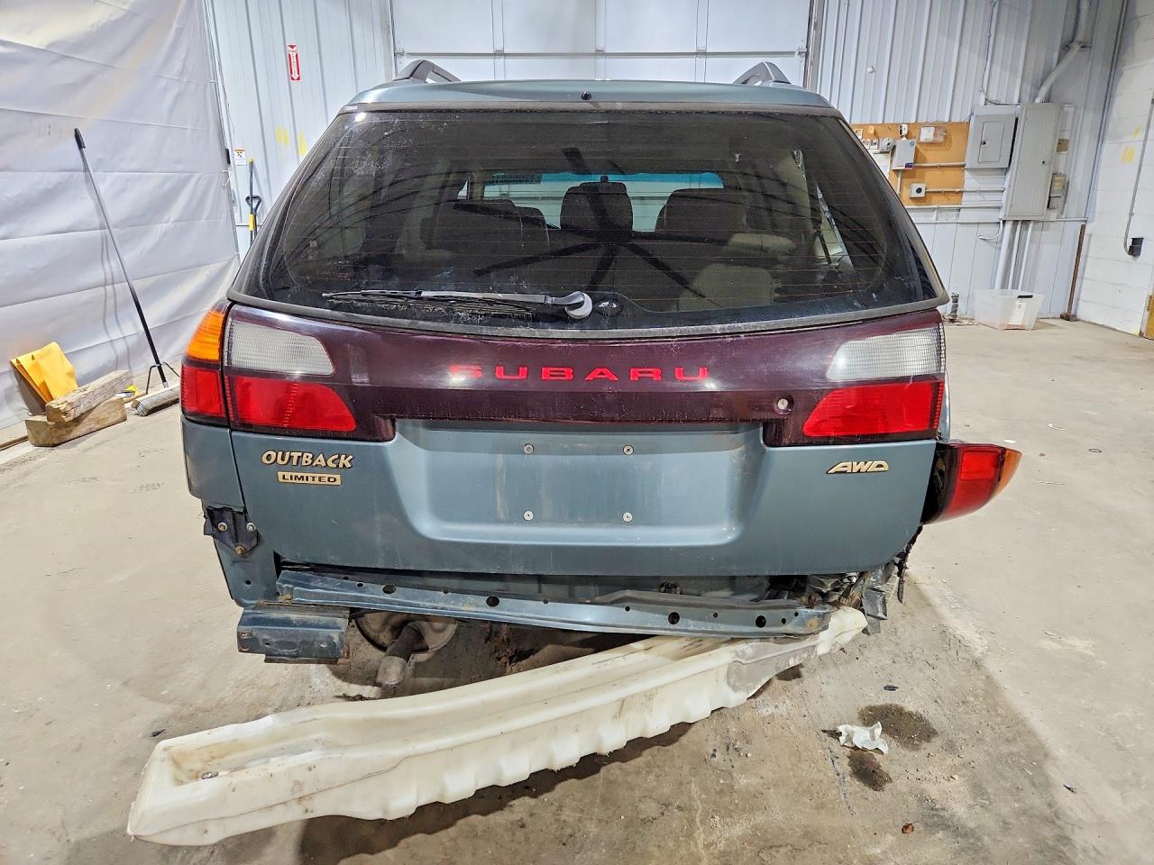 2001 Subaru Legacy Outback Limited Green vin: 4S3BH686017650467