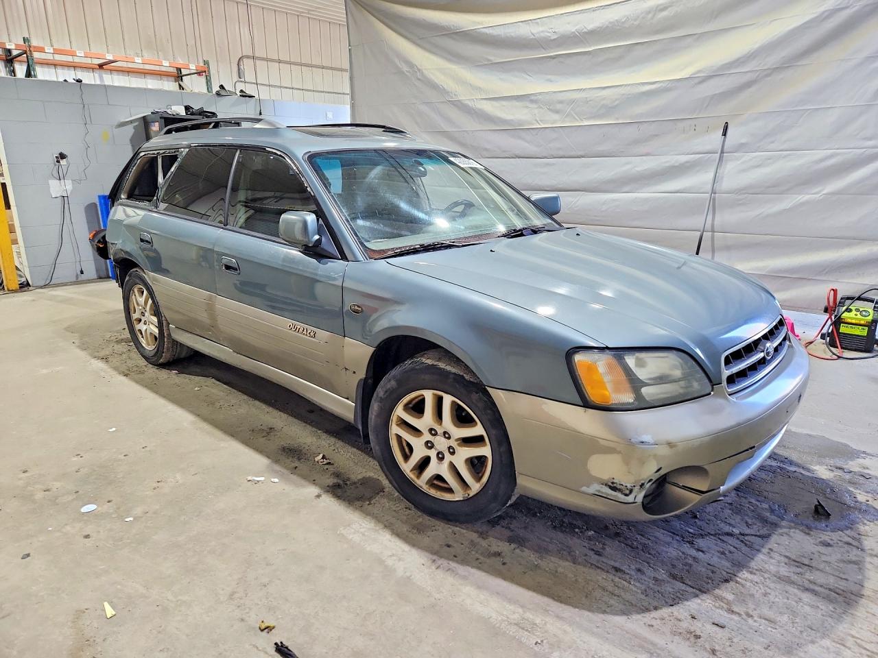 2001 Subaru Legacy Outback Limited Green vin: 4S3BH686017650467