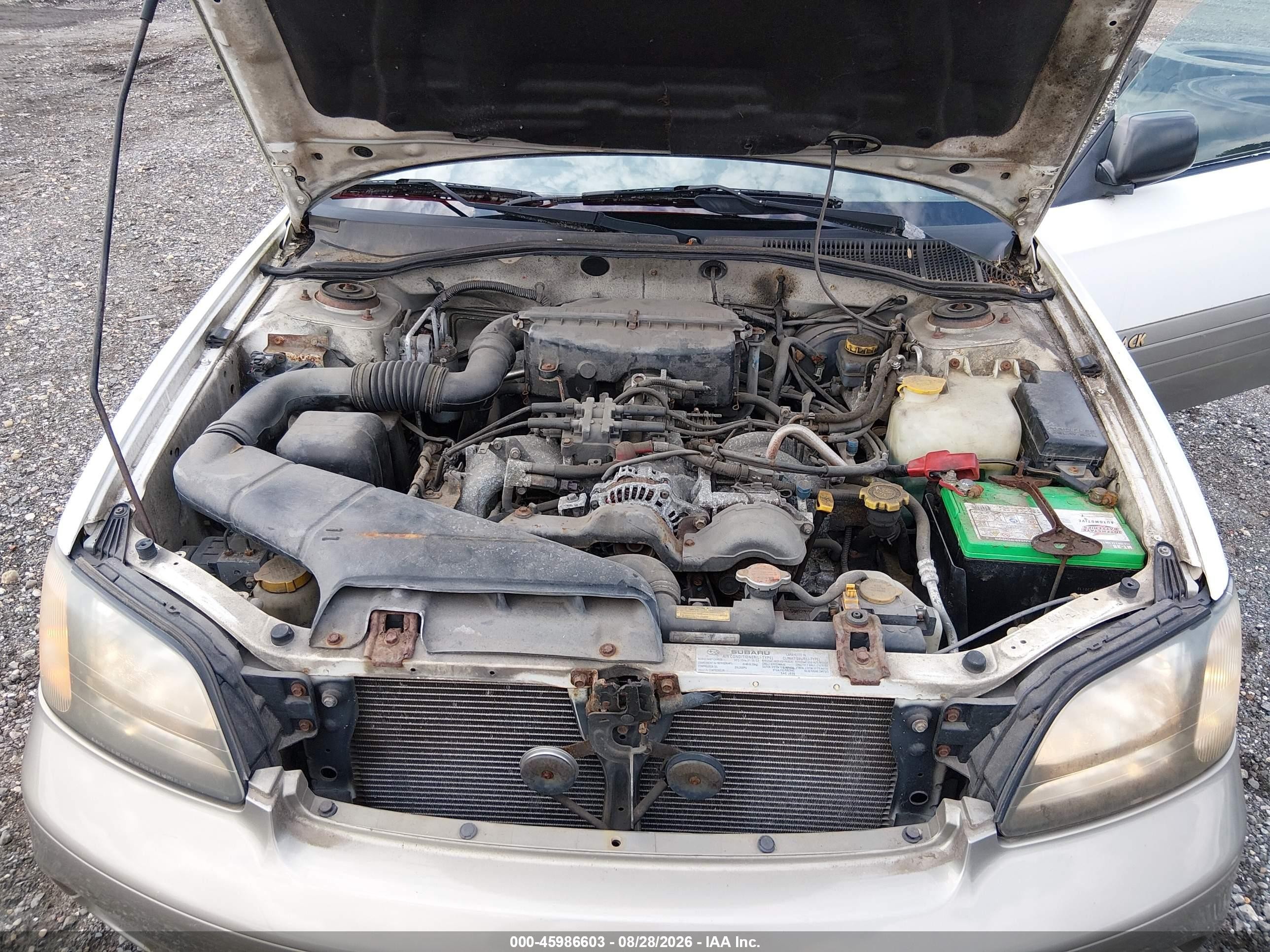 2001 Subaru Outback Limited White vin: 4S3BH686117609801