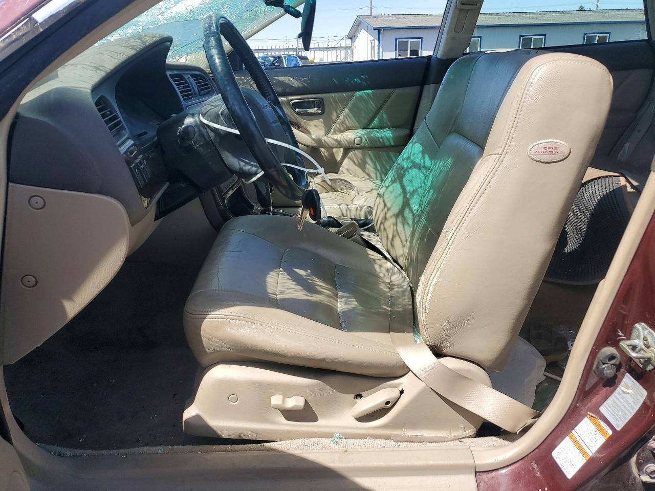 2001 Subaru Legacy Outback Limited Red vin: 4S3BH686117612214