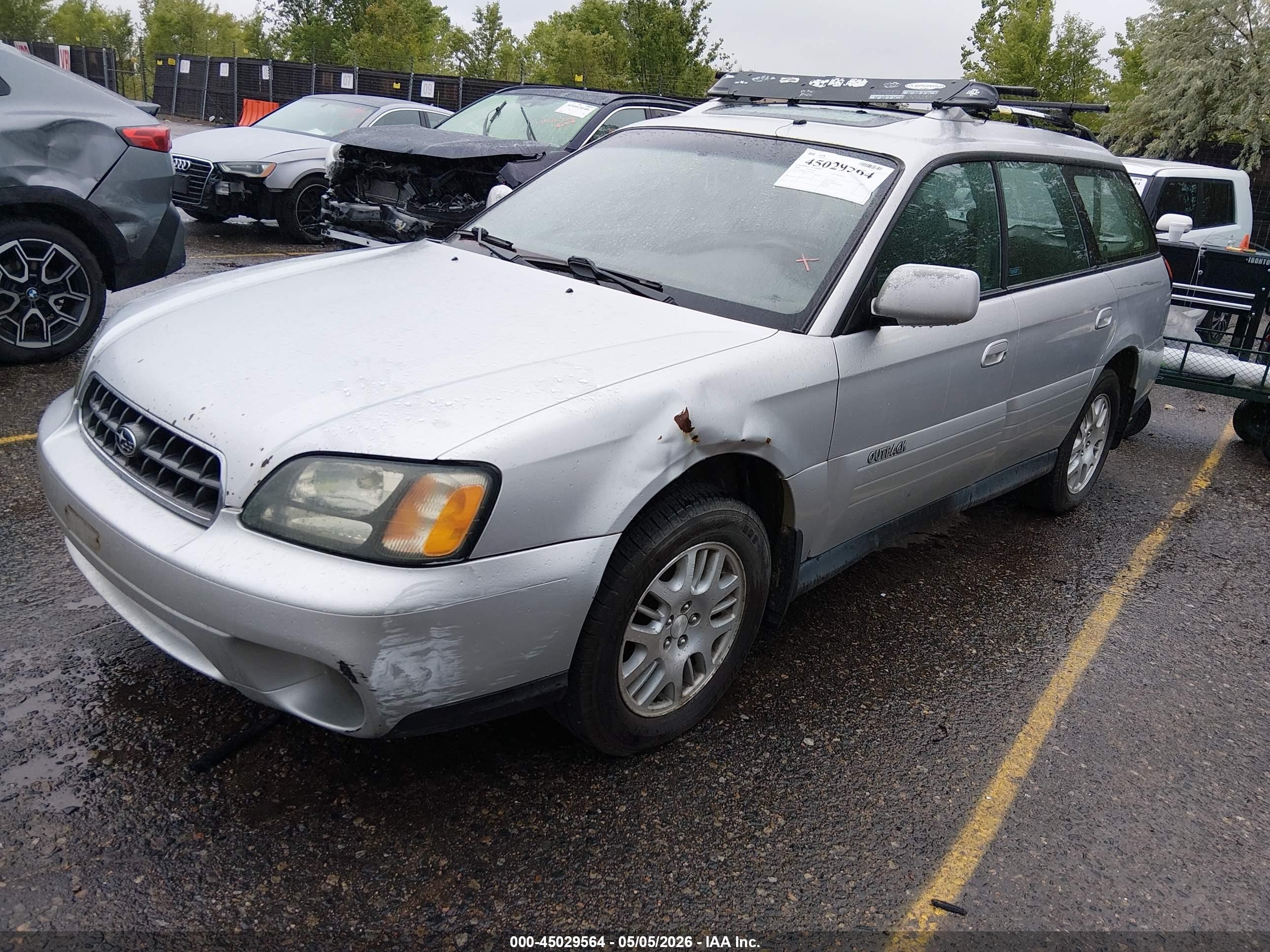 2004 Subaru Outback Limited Silver vin: 4S3BH686146620422