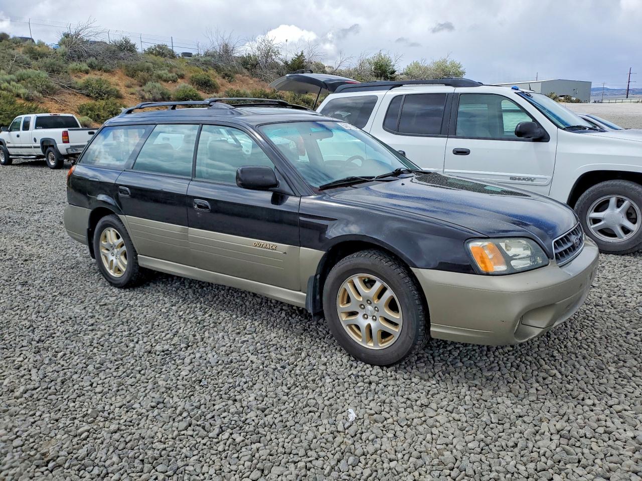 2003 Subaru Legacy Outback Limited Black vin: 4S3BH686236612473