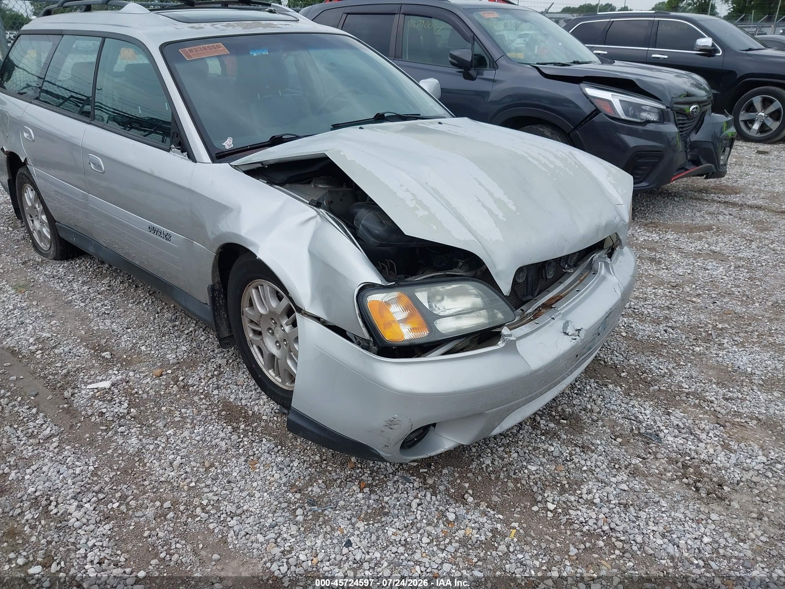 2004 Subaru Outback Limited Silver vin: 4S3BH686246615553
