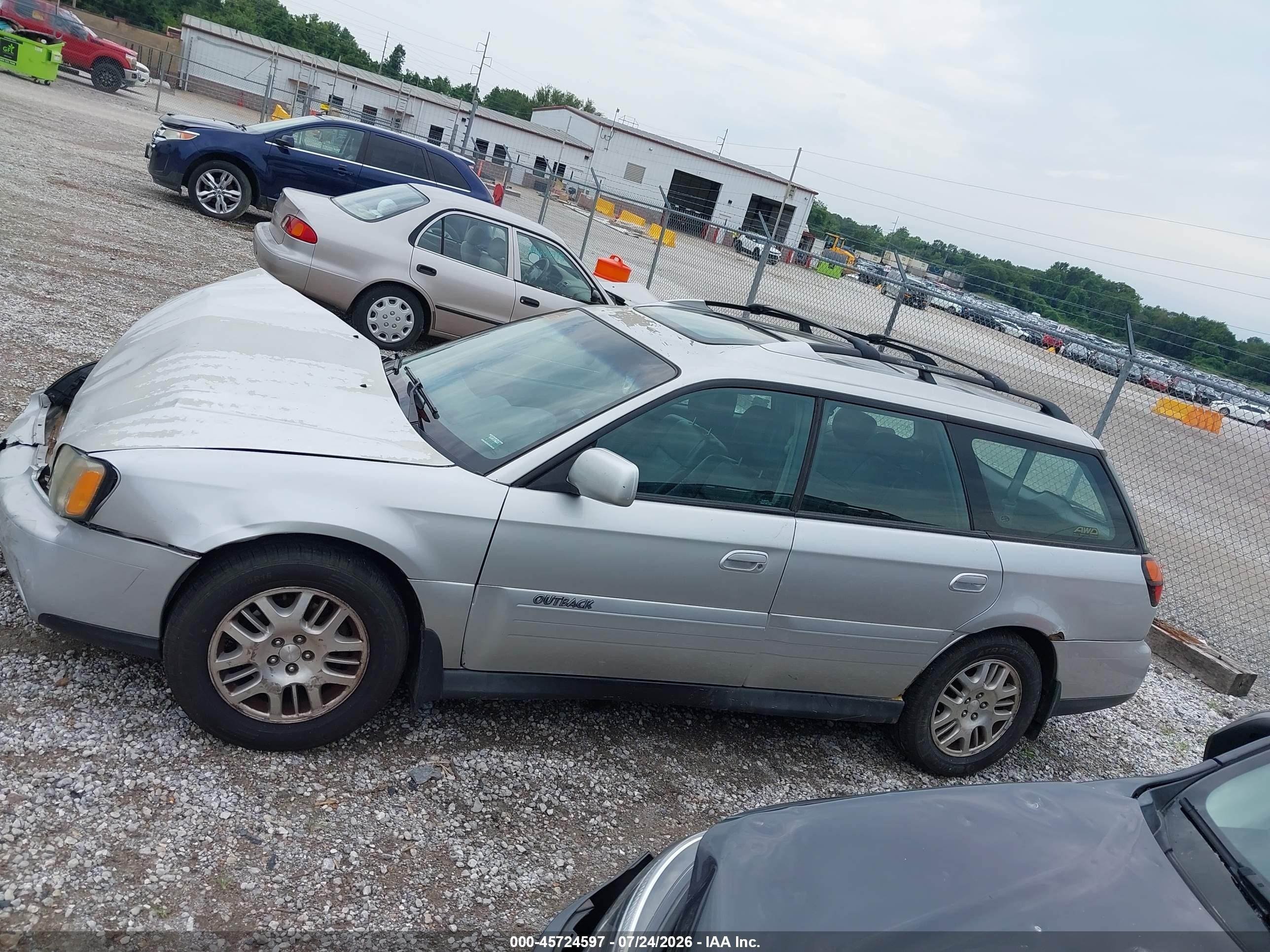 2004 Subaru Outback Limited Silver vin: 4S3BH686246615553