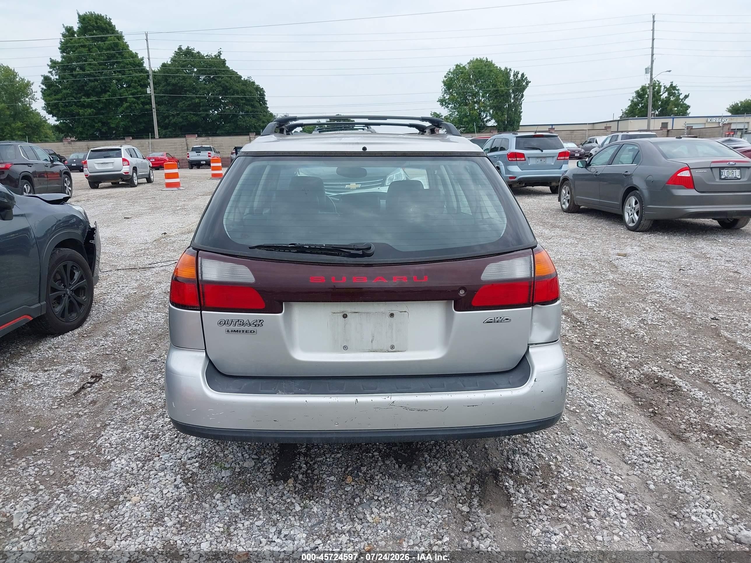2004 Subaru Outback Limited Silver vin: 4S3BH686246615553