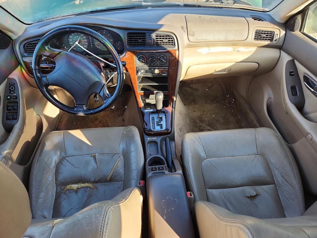 2000 Subaru Legacy Outback Limited Green vin: 4S3BH6863Y7612449