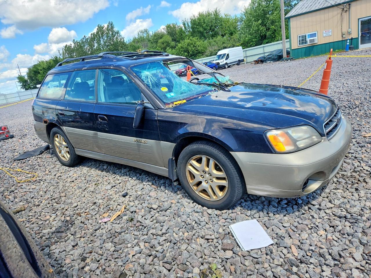 2001 Subaru Legacy Outback Limited Black vin: 4S3BH686417600185