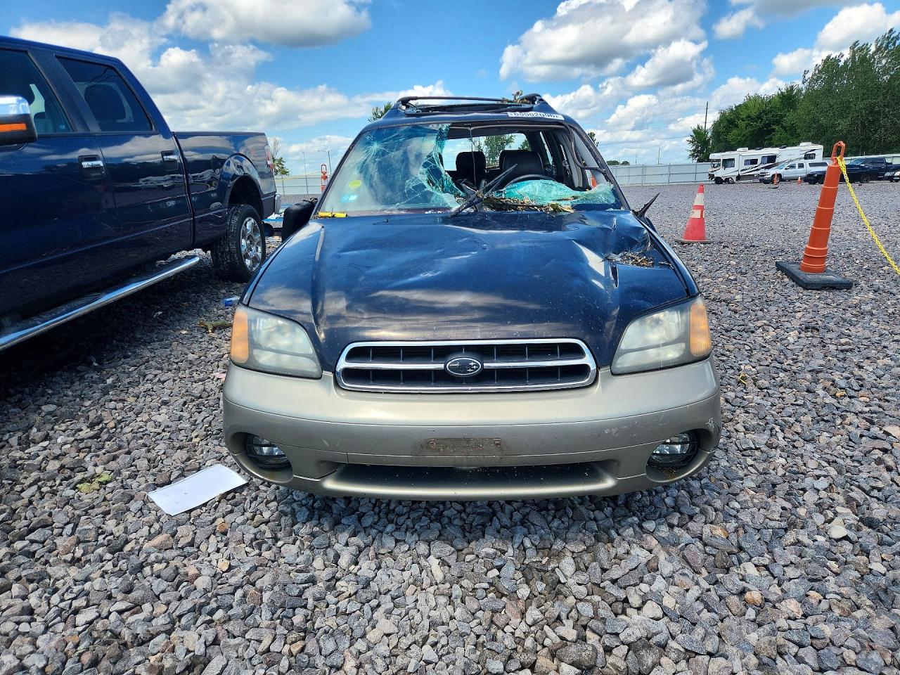 2001 Subaru Legacy Outback Limited Black vin: 4S3BH686417600185