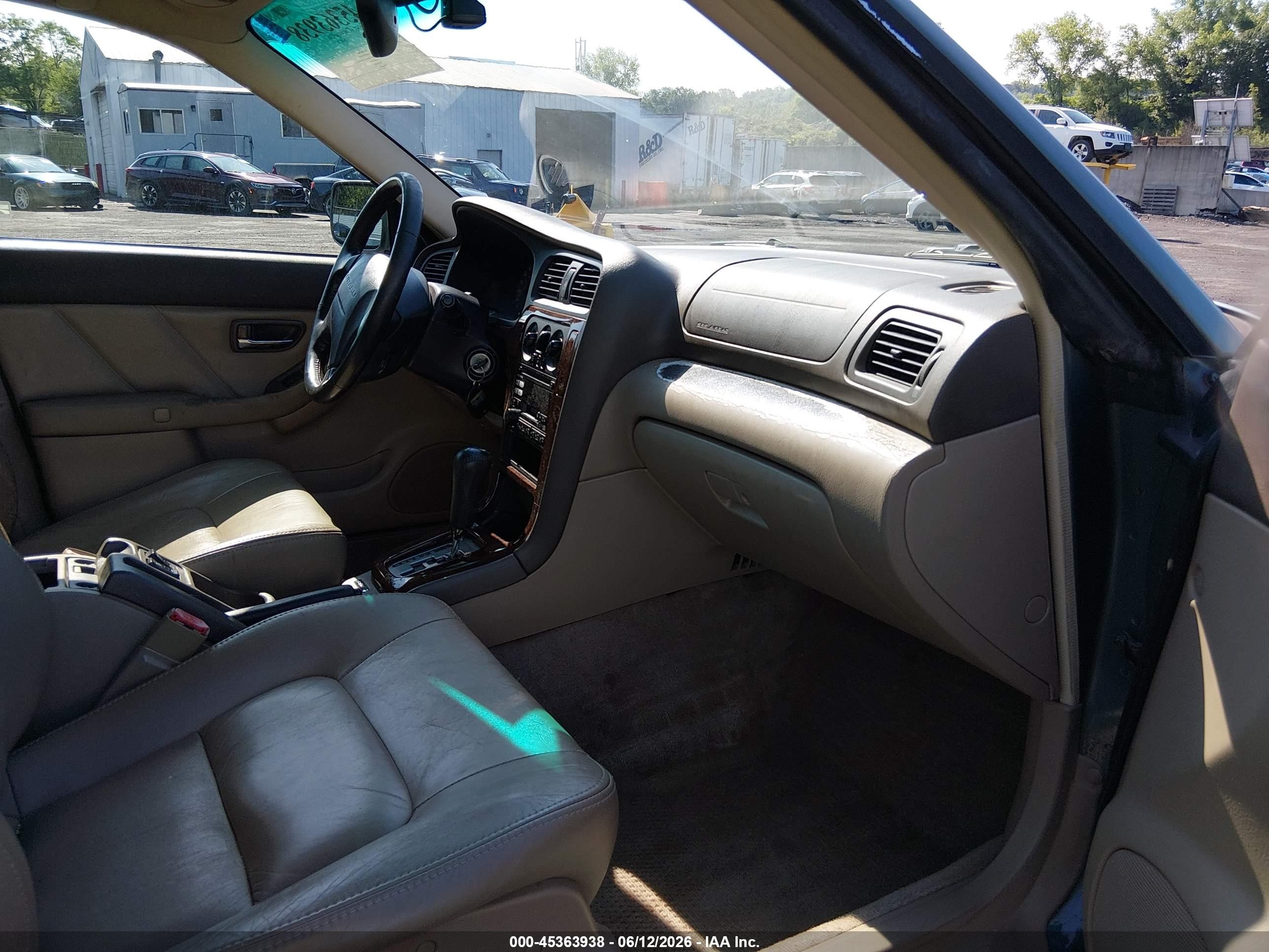 2001 Subaru Outback Limited Green vin: 4S3BH686417667319