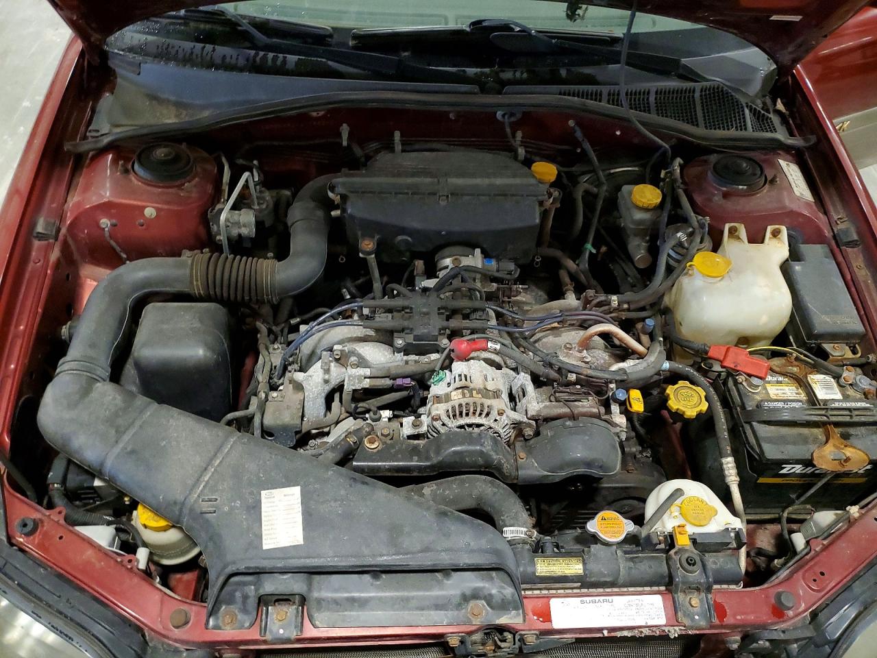 2002 Subaru Legacy Бордовый vin: 4S3BH686426665268