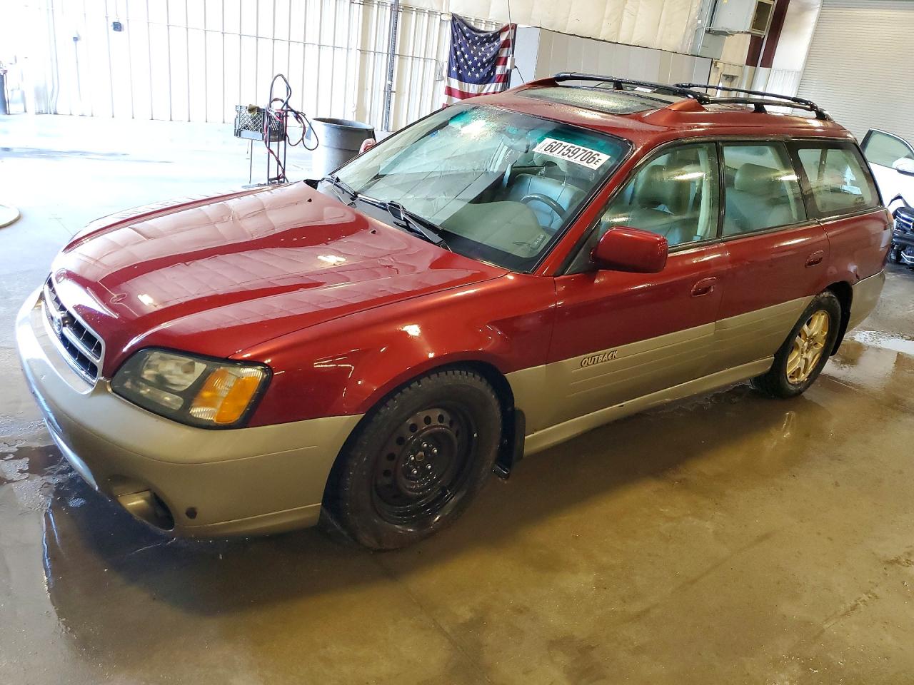 2002 Subaru Legacy Бордовый vin: 4S3BH686426665268