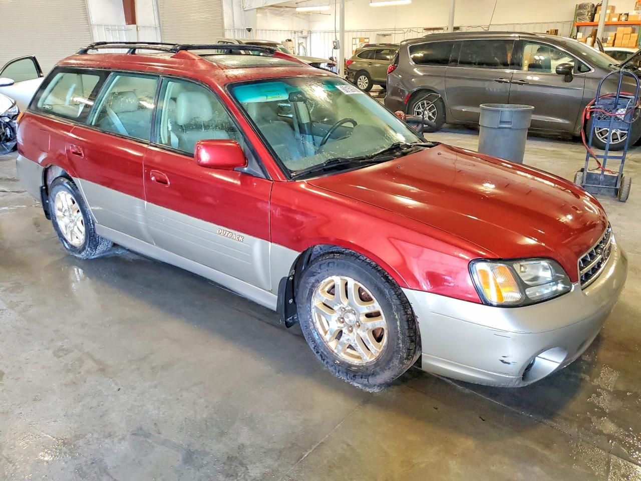 2002 Subaru Legacy Бордовый vin: 4S3BH686426665268