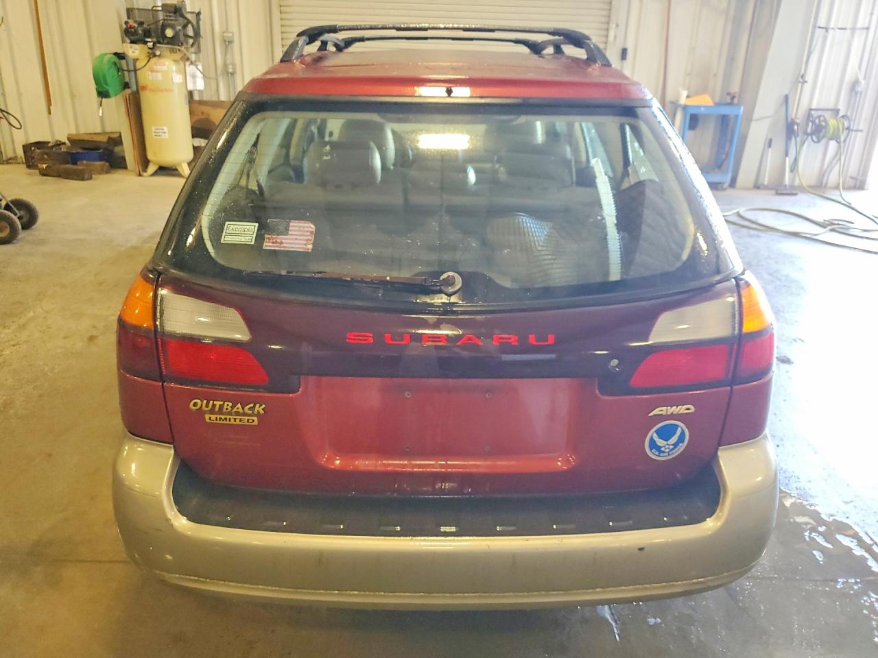 2002 Subaru Legacy Бордовый vin: 4S3BH686426665268