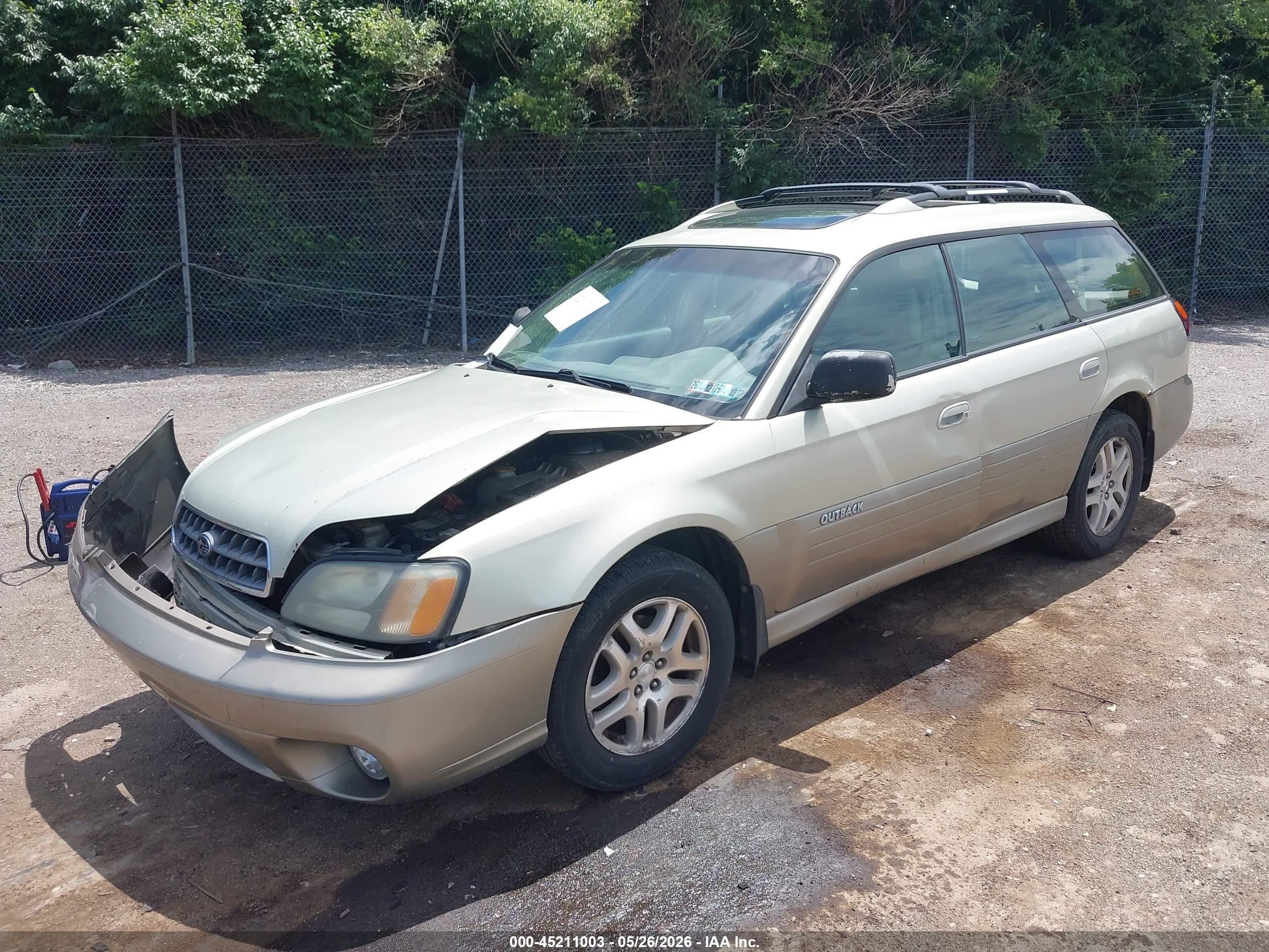 2004 Subaru Outback Limited Gold vin: 4S3BH686547632566