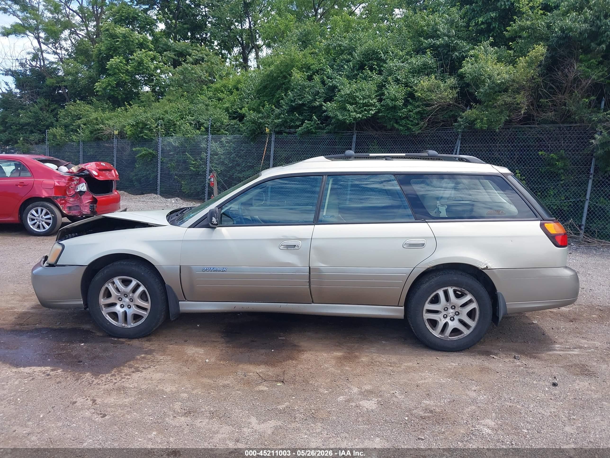 2004 Subaru Outback Limited Gold vin: 4S3BH686547632566